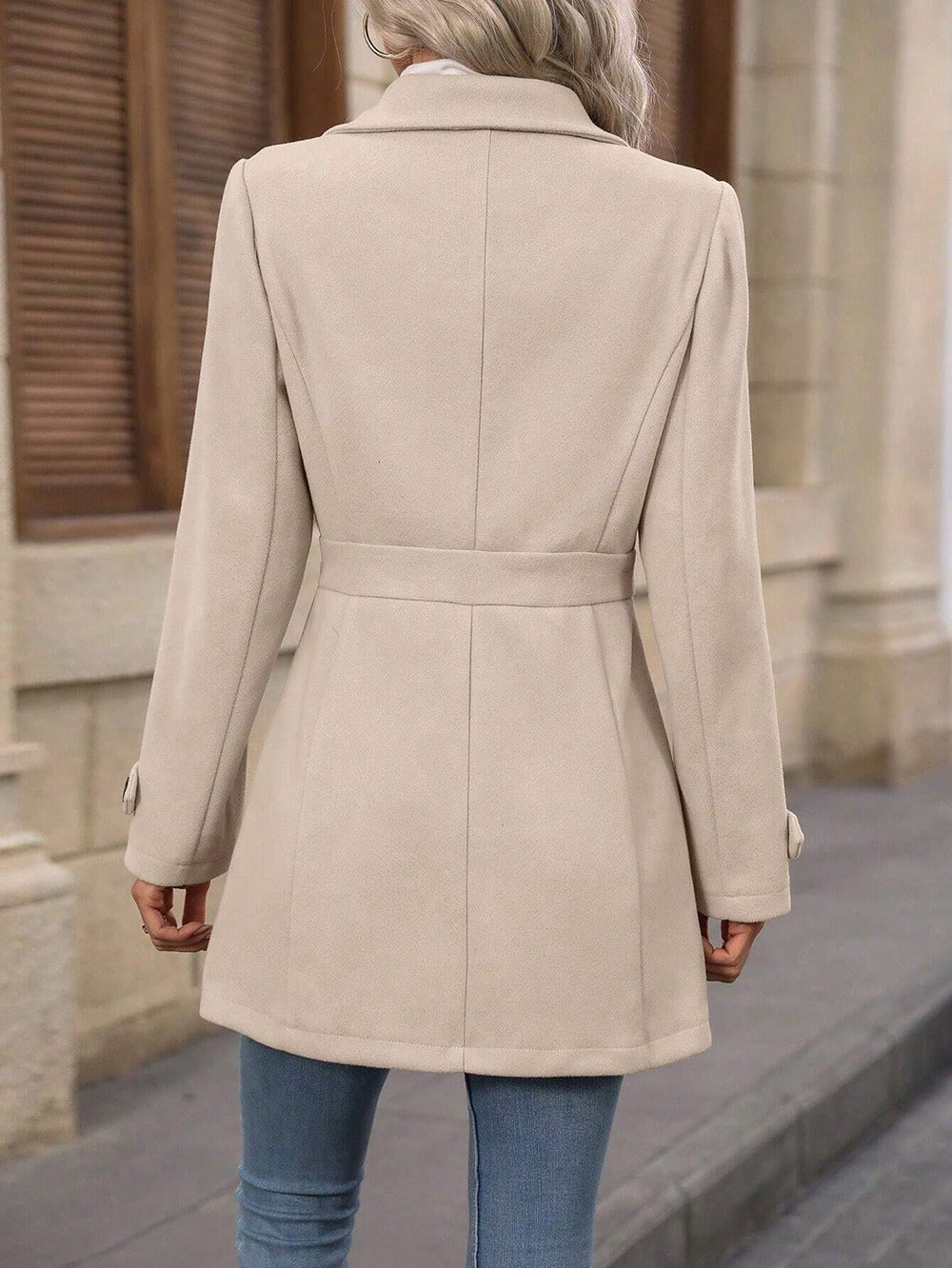Kaelis | Abrigo midi elegante urbano