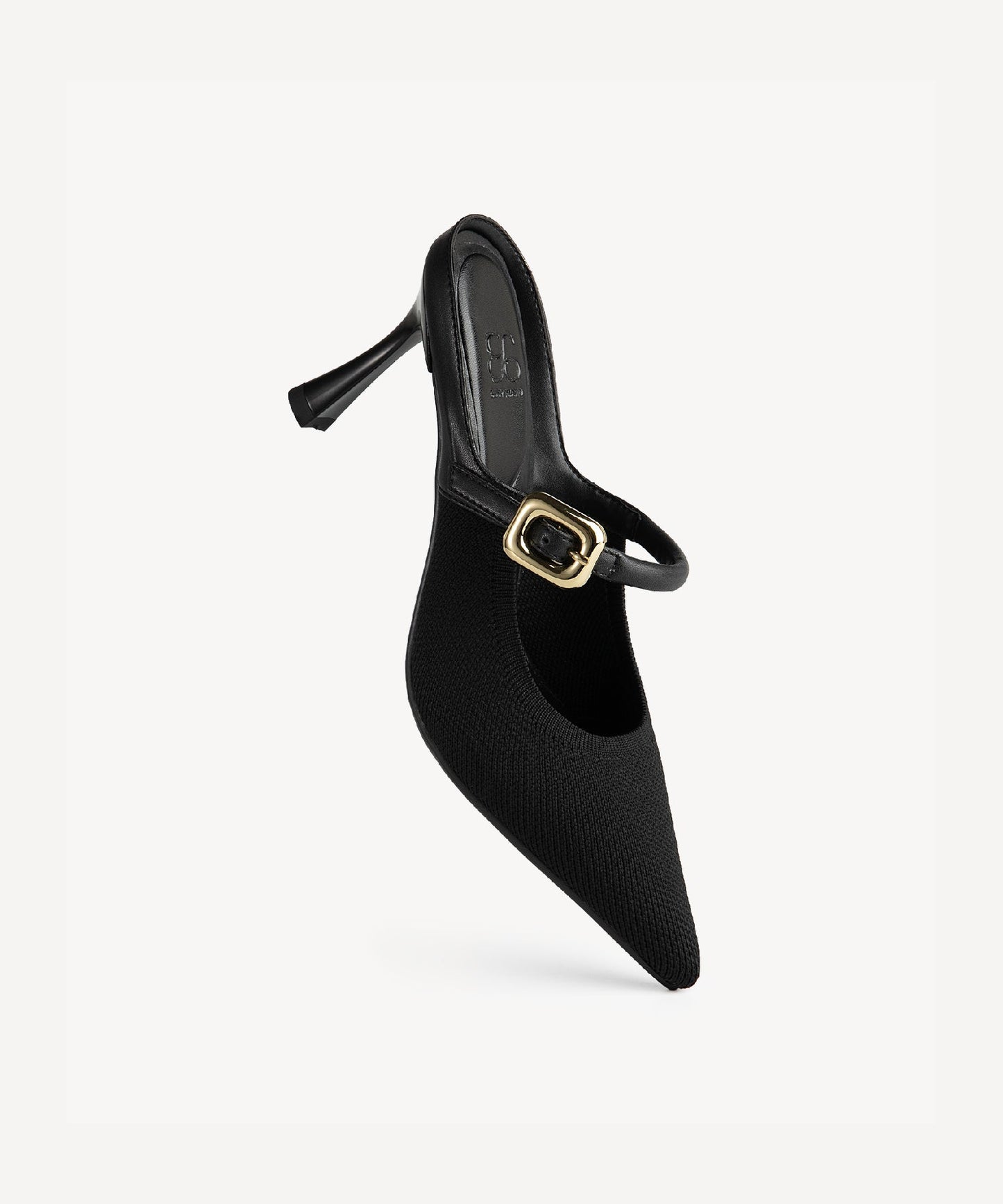 Zapato Mule Elegante de Tacón y Punta Fina