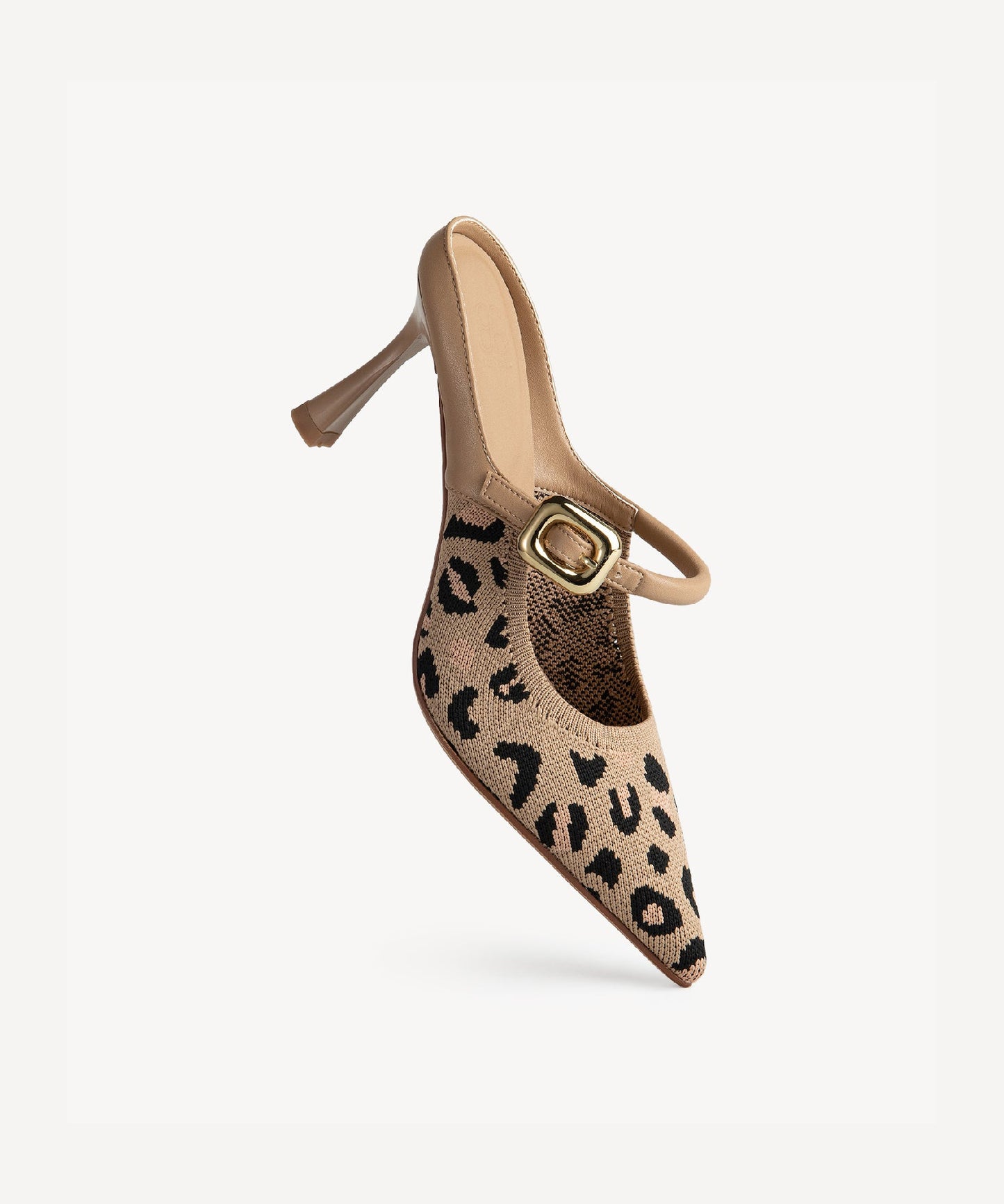 Zapato Mule Elegante de Tacón y Punta Fina