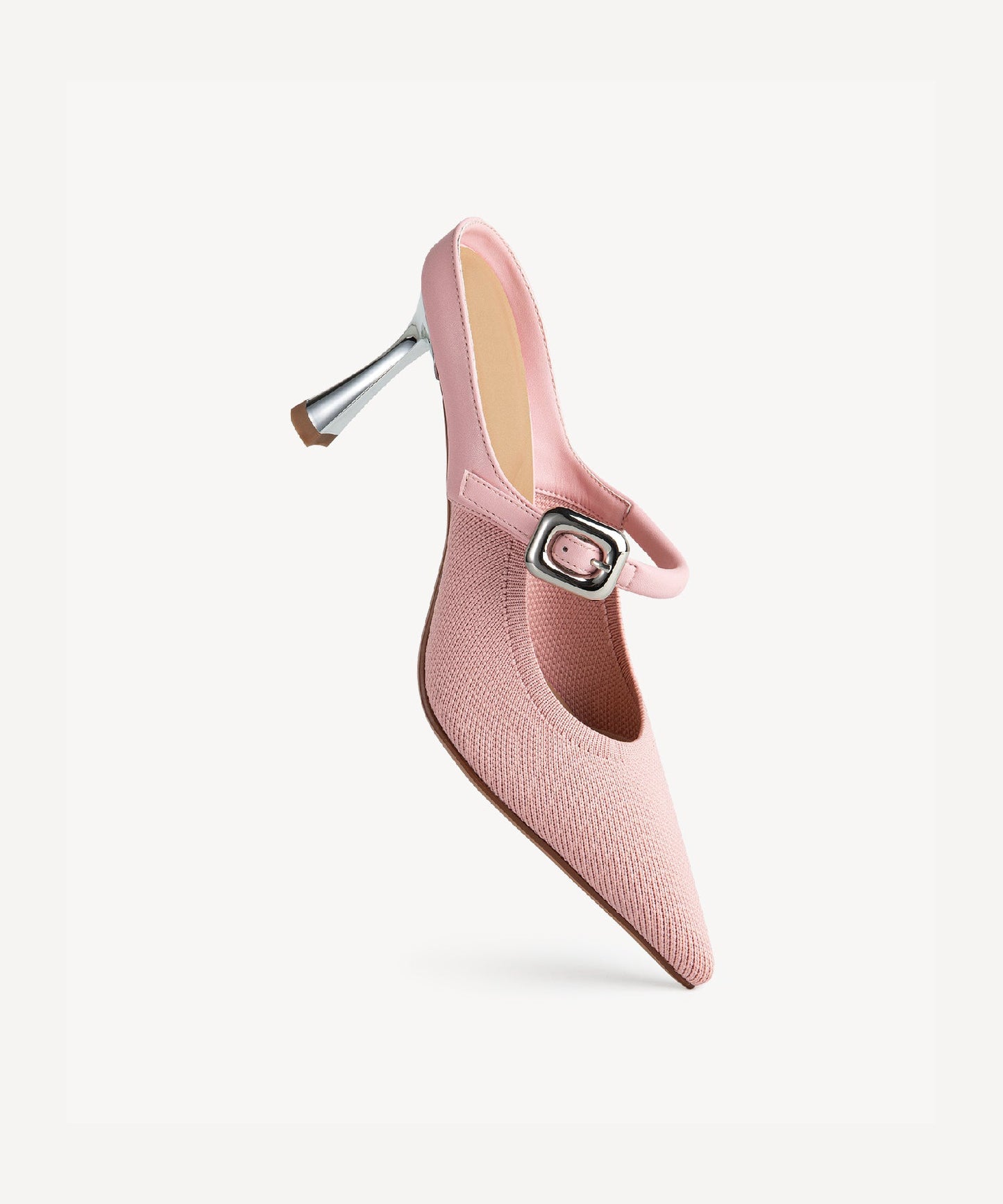 Zapato Mule Elegante de Tacón y Punta Fina
