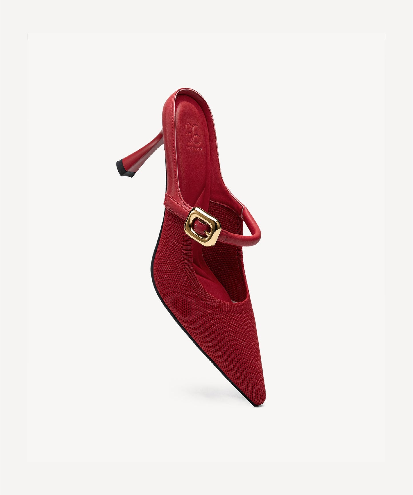 Zapato Mule Elegante de Tacón y Punta Fina