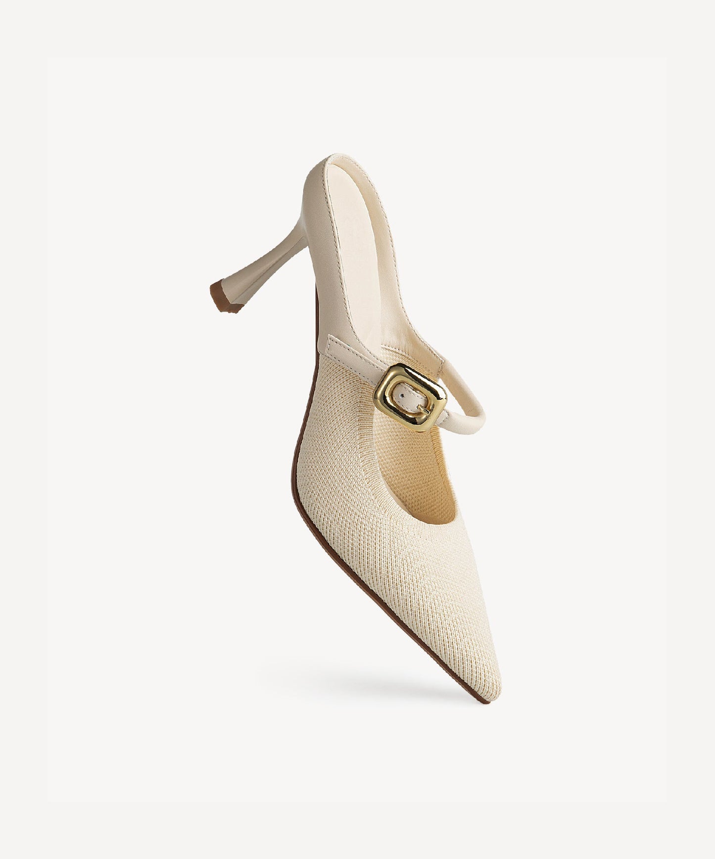 Zapato Mule Elegante de Tacón y Punta Fina