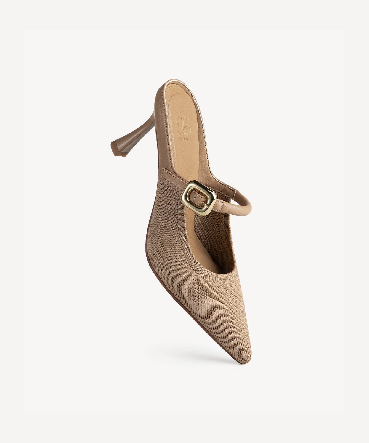 Zapato Mule Elegante de Tacón y Punta Fina