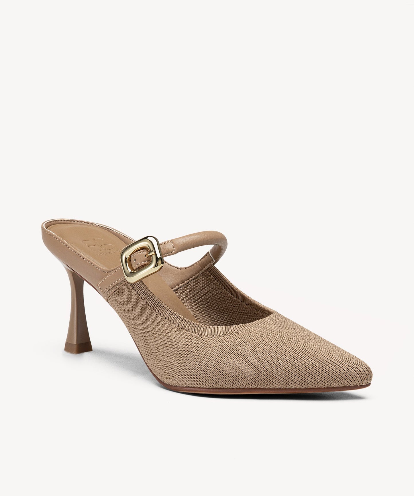 Zapato Mule Elegante de Tacón y Punta Fina