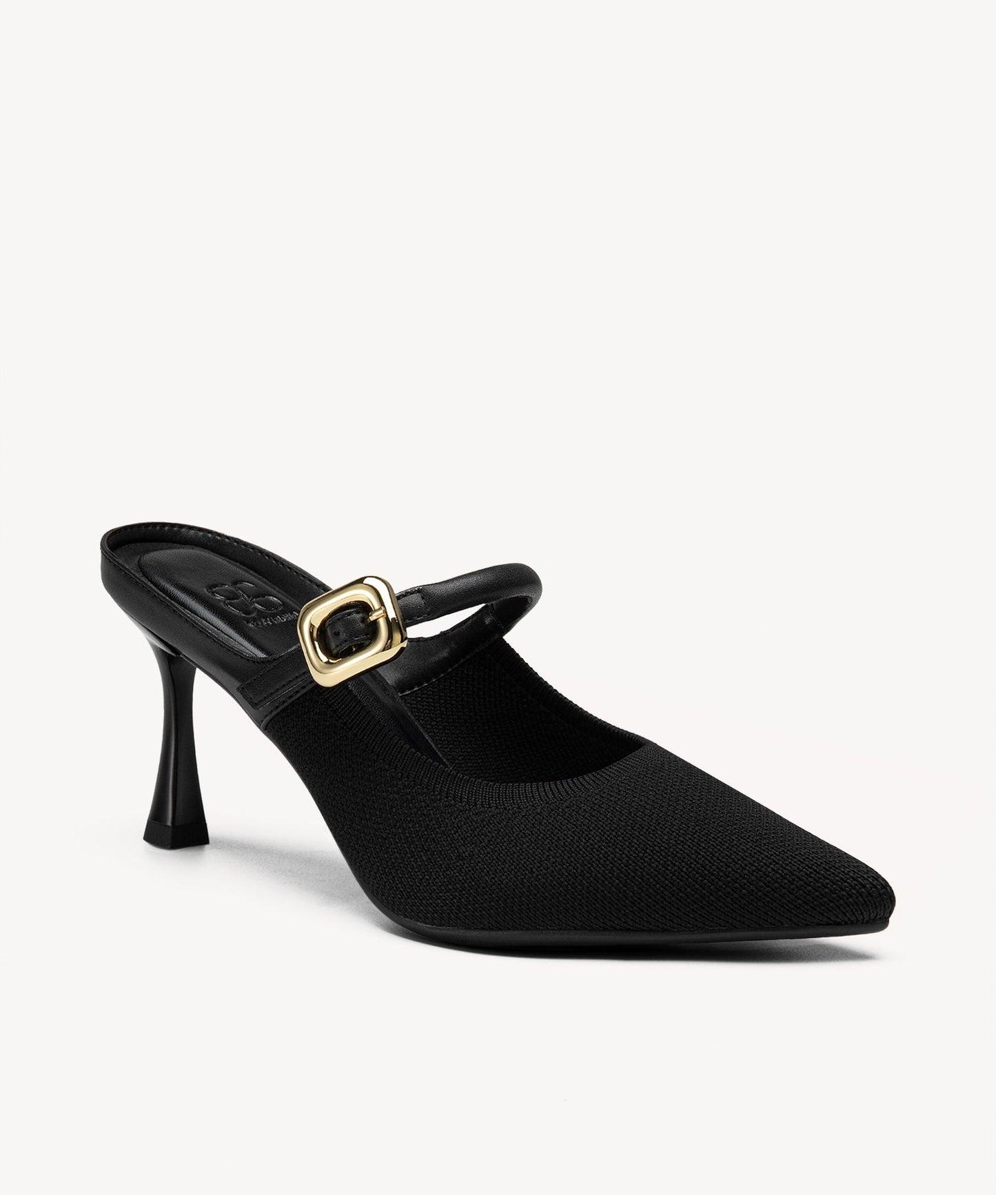 Zapato Mule Elegante de Tacón y Punta Fina