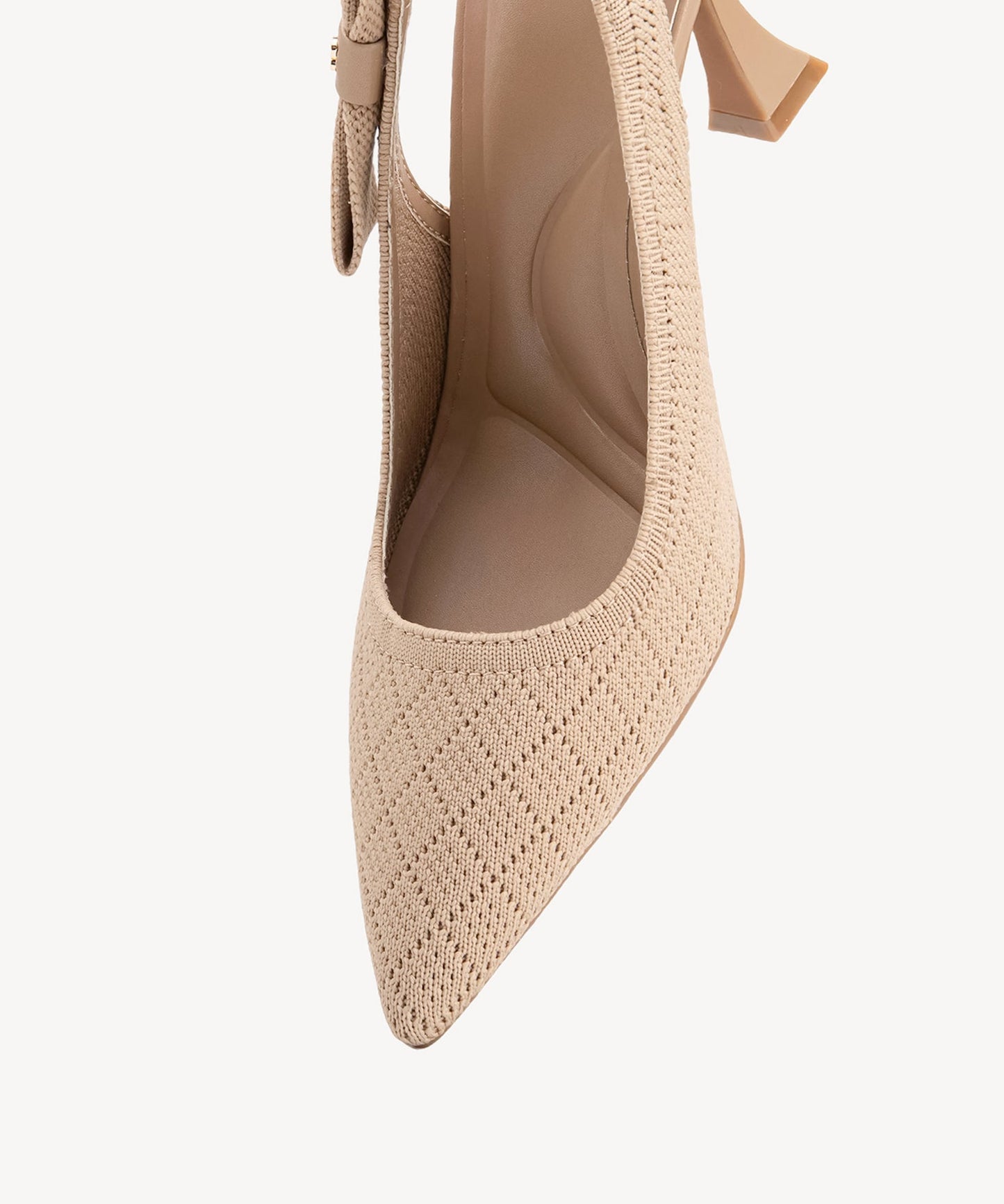 Zapatos de tacón con punta puntiaguda y lazo EverLush