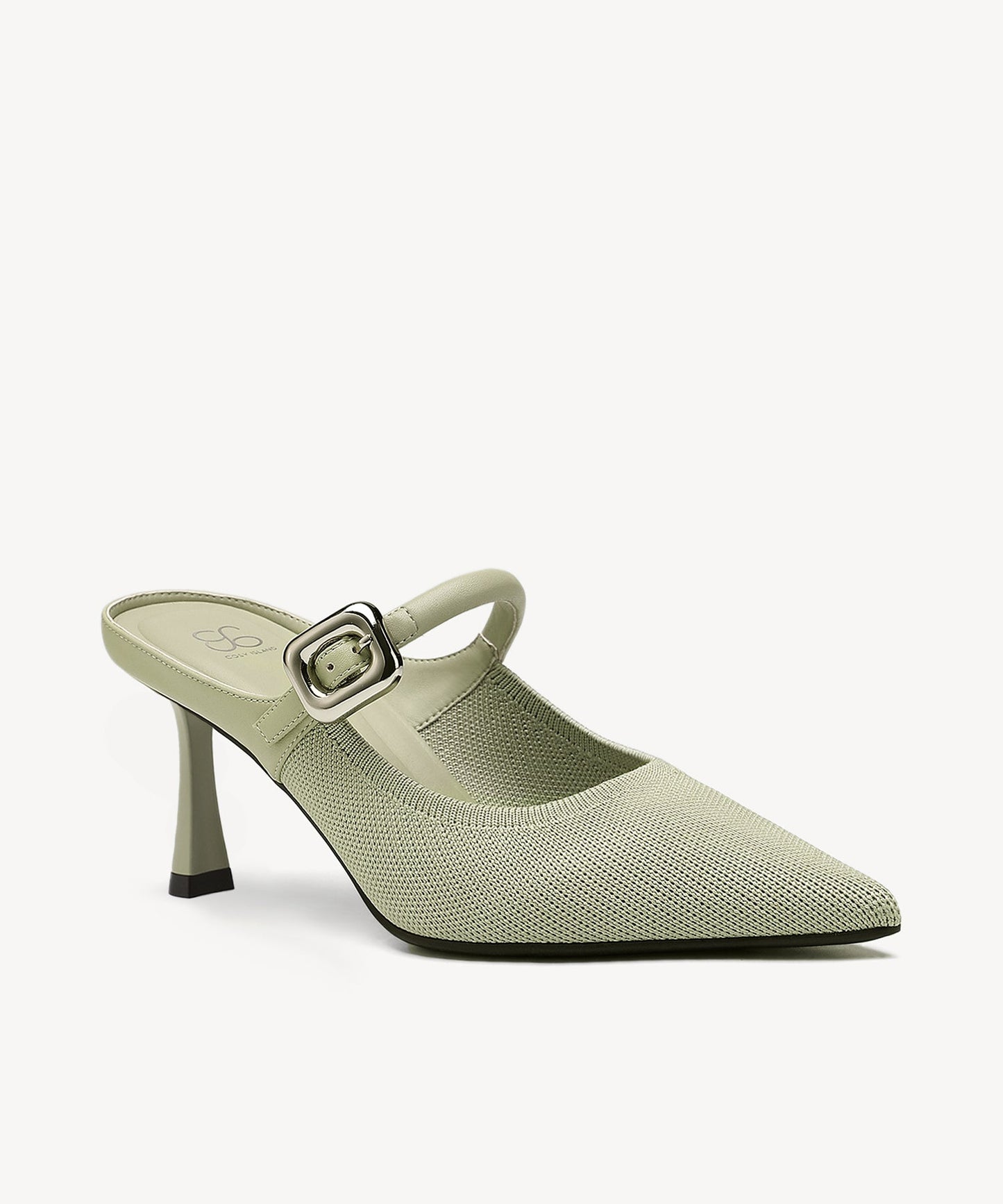 Zapato Mule Elegante de Tacón y Punta Fina
