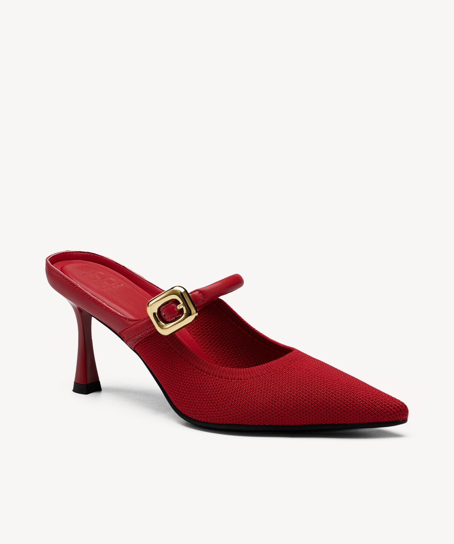 Zapato Mule Elegante de Tacón y Punta Fina