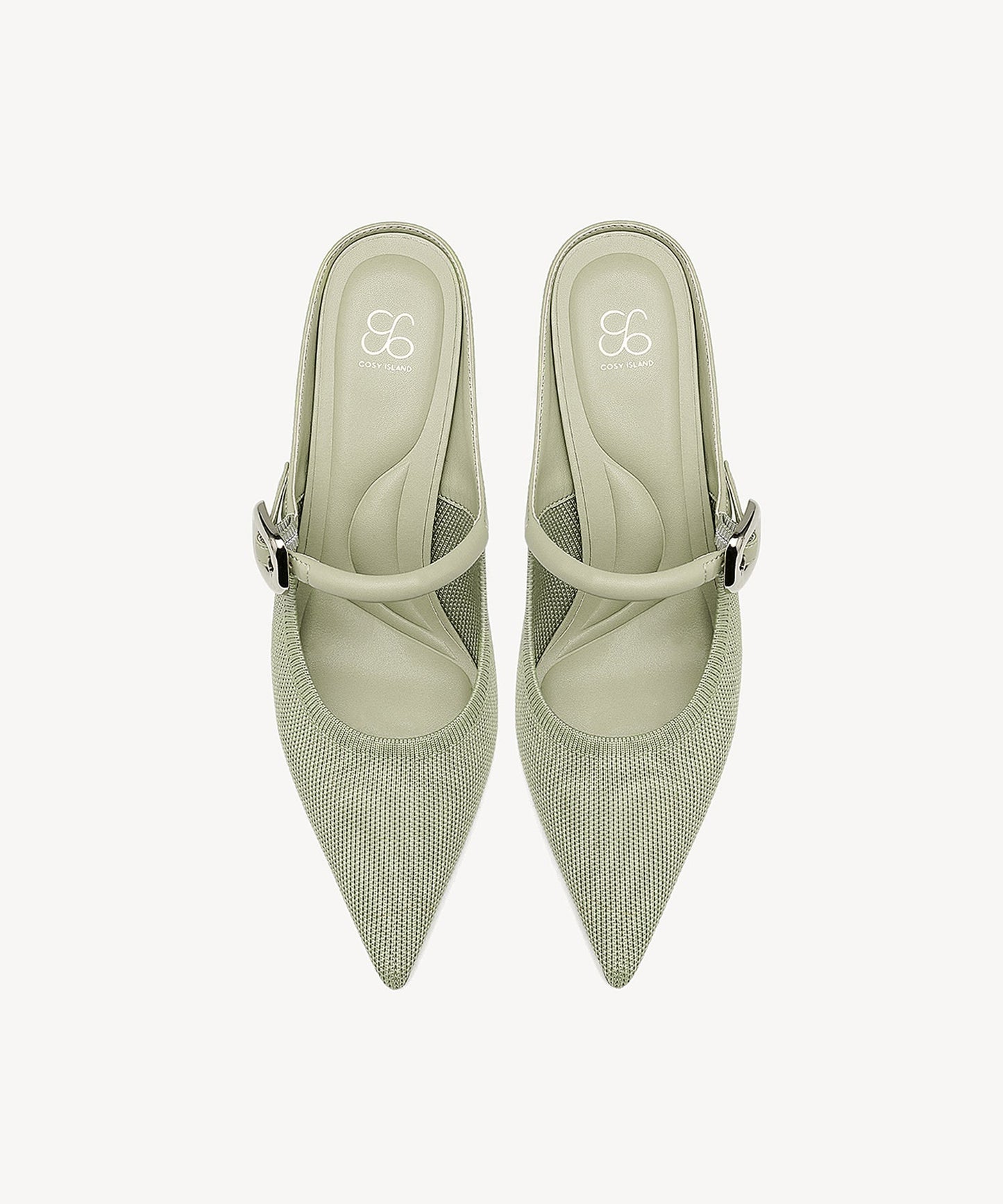 Zapato Mule Elegante de Tacón y Punta Fina