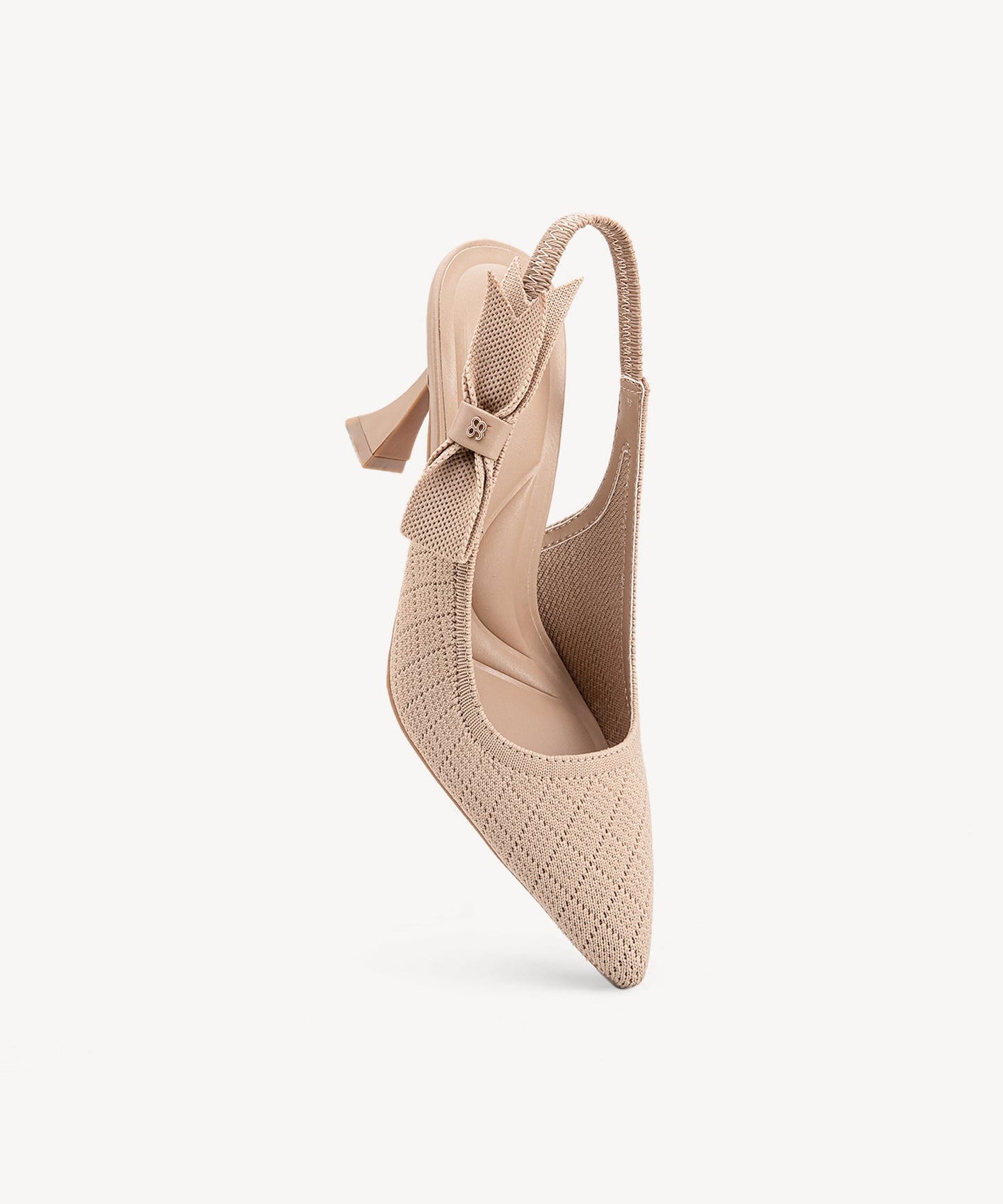 Zapatos de tacón con punta puntiaguda y lazo EverLush