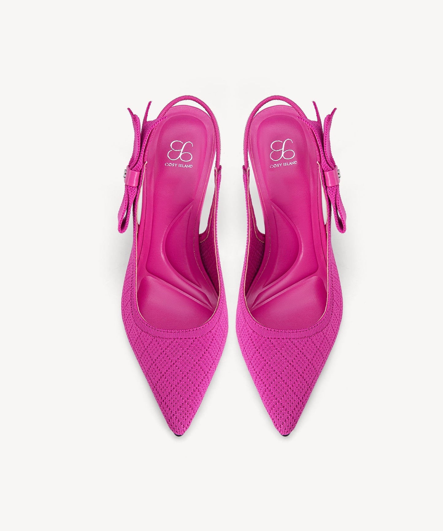 Zapatos de tacón con punta puntiaguda y lazo EverLush