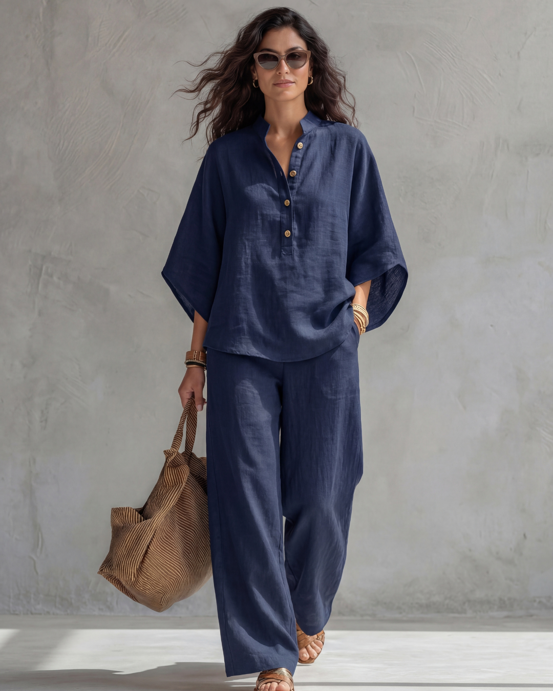 Elena | Conjunto Mujer de Algodón y Lino