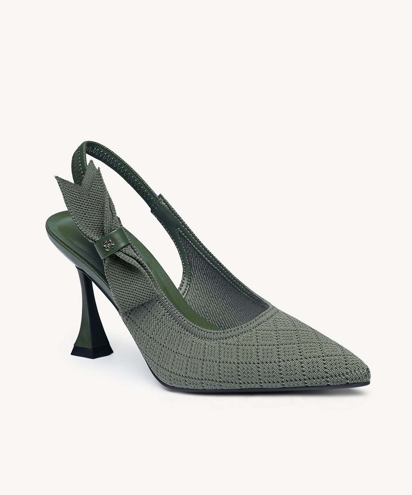 Zapatos de tacón con punta puntiaguda y lazo EverLush
