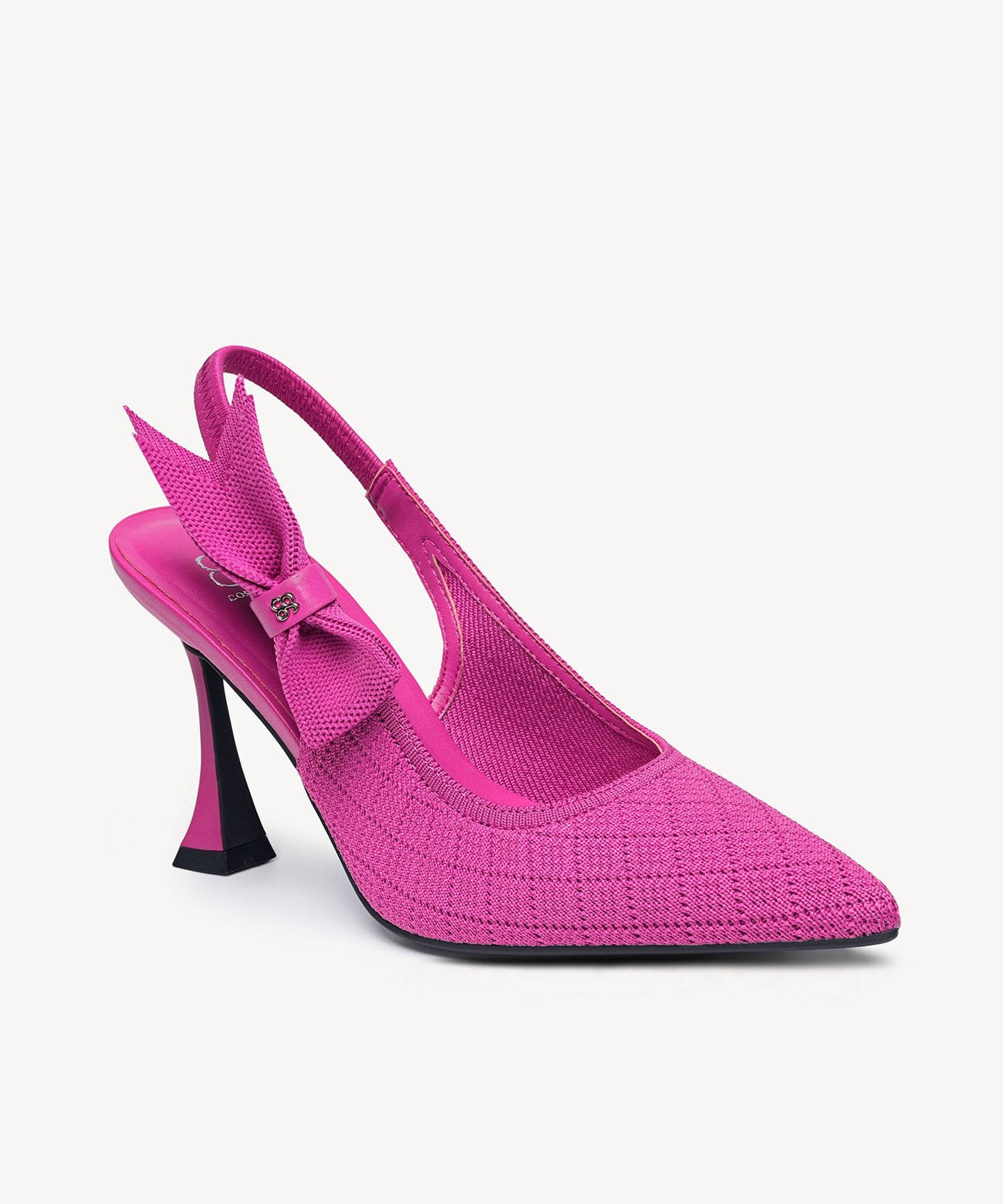 Zapatos de tacón con punta puntiaguda y lazo EverLush