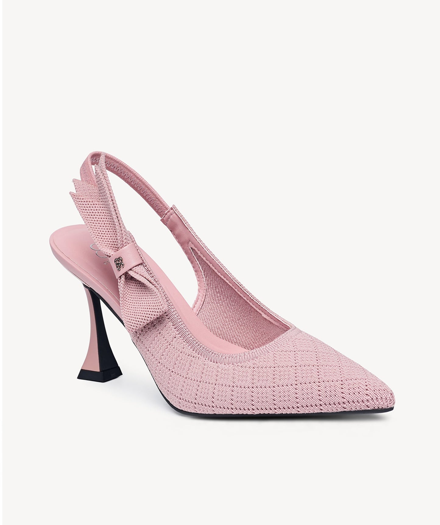 Zapatos de tacón con punta puntiaguda y lazo EverLush