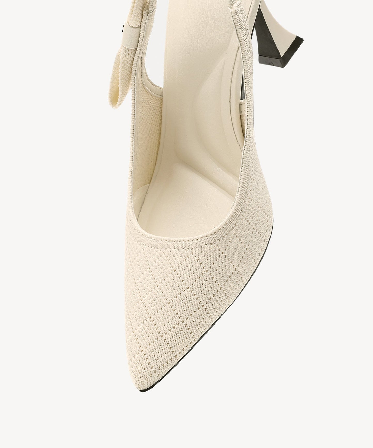 Zapatos de tacón con punta puntiaguda y lazo EverLush