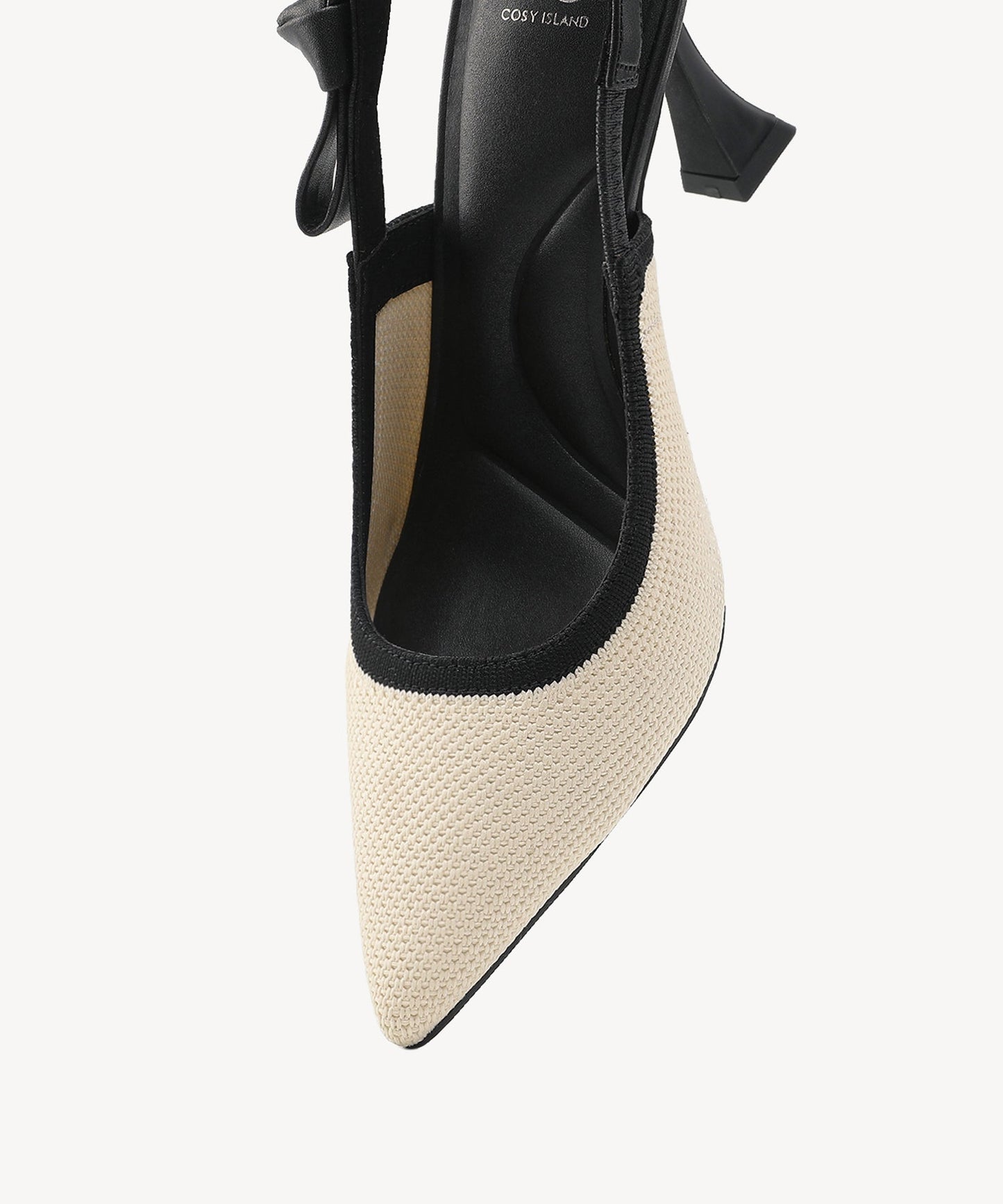 Zapatos de tacón con punta puntiaguda y lazo EverLush