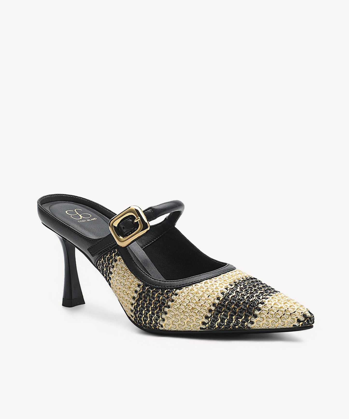 Zapato Mule Elegante de Tacón y Punta Fina