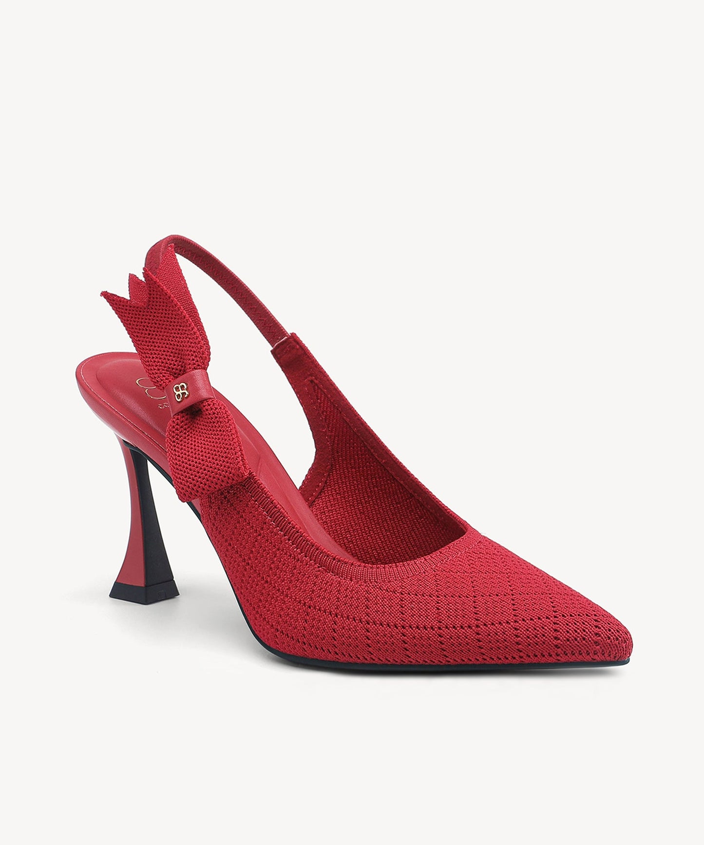 Zapatos de tacón con punta puntiaguda y lazo EverLush
