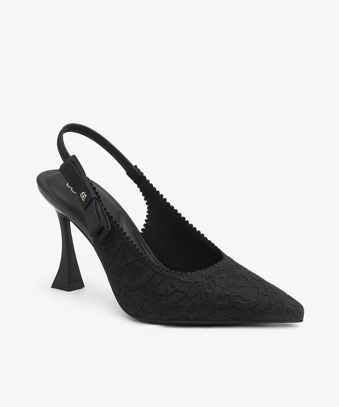 Zapatos de tacón con punta puntiaguda y lazo EverLush
