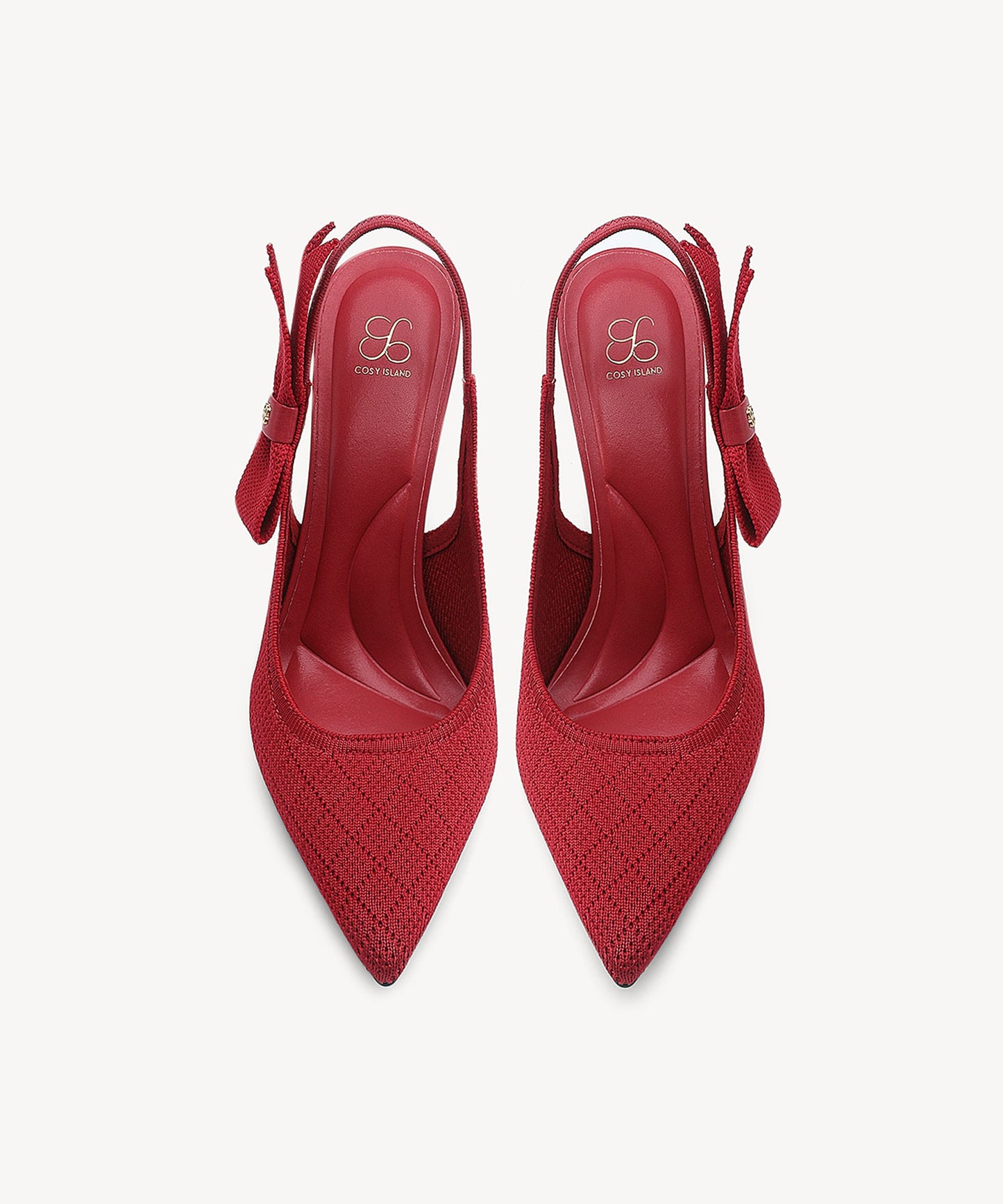 Zapatos de tacón con punta puntiaguda y lazo EverLush