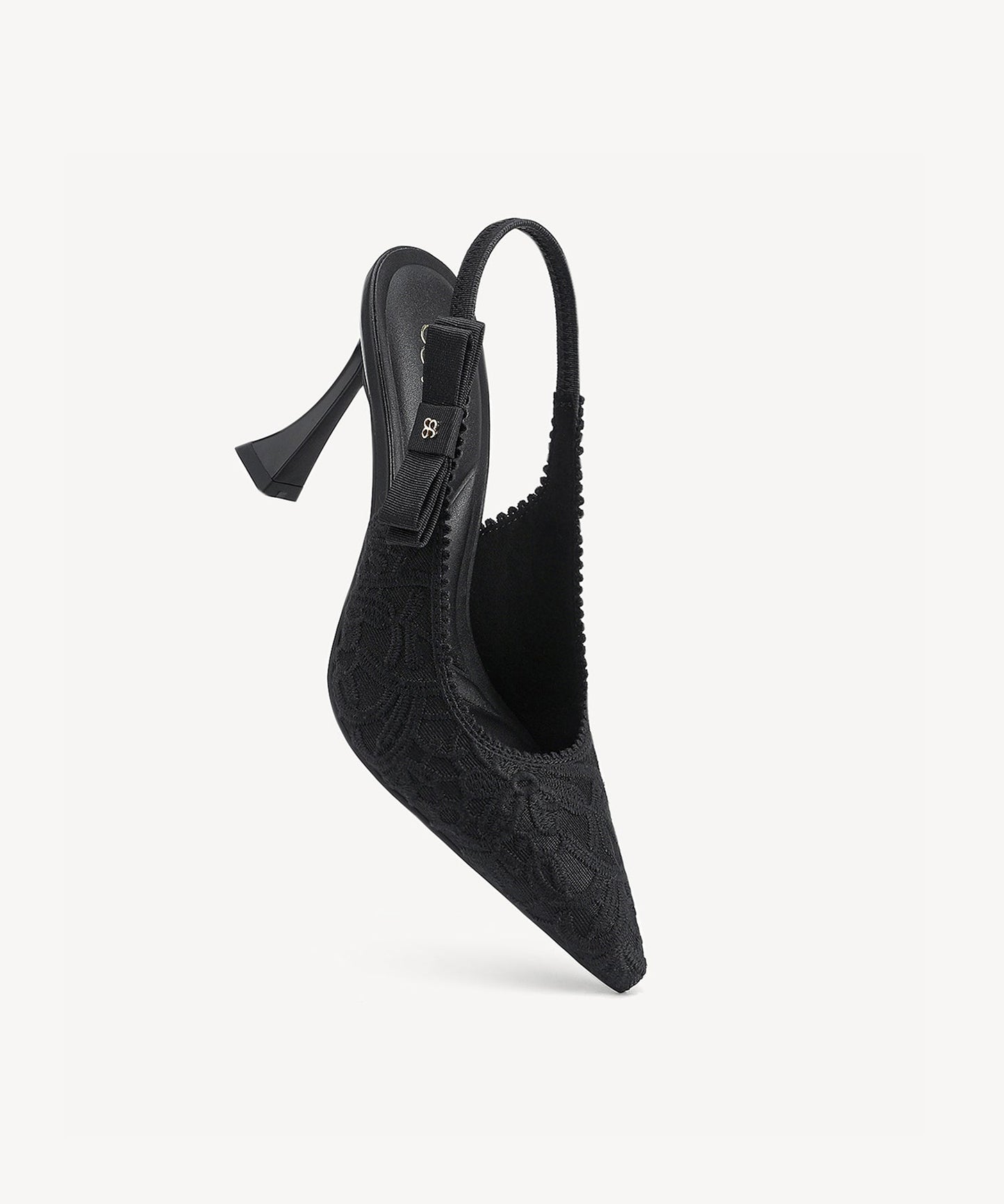 Zapatos de tacón con punta puntiaguda y lazo EverLush