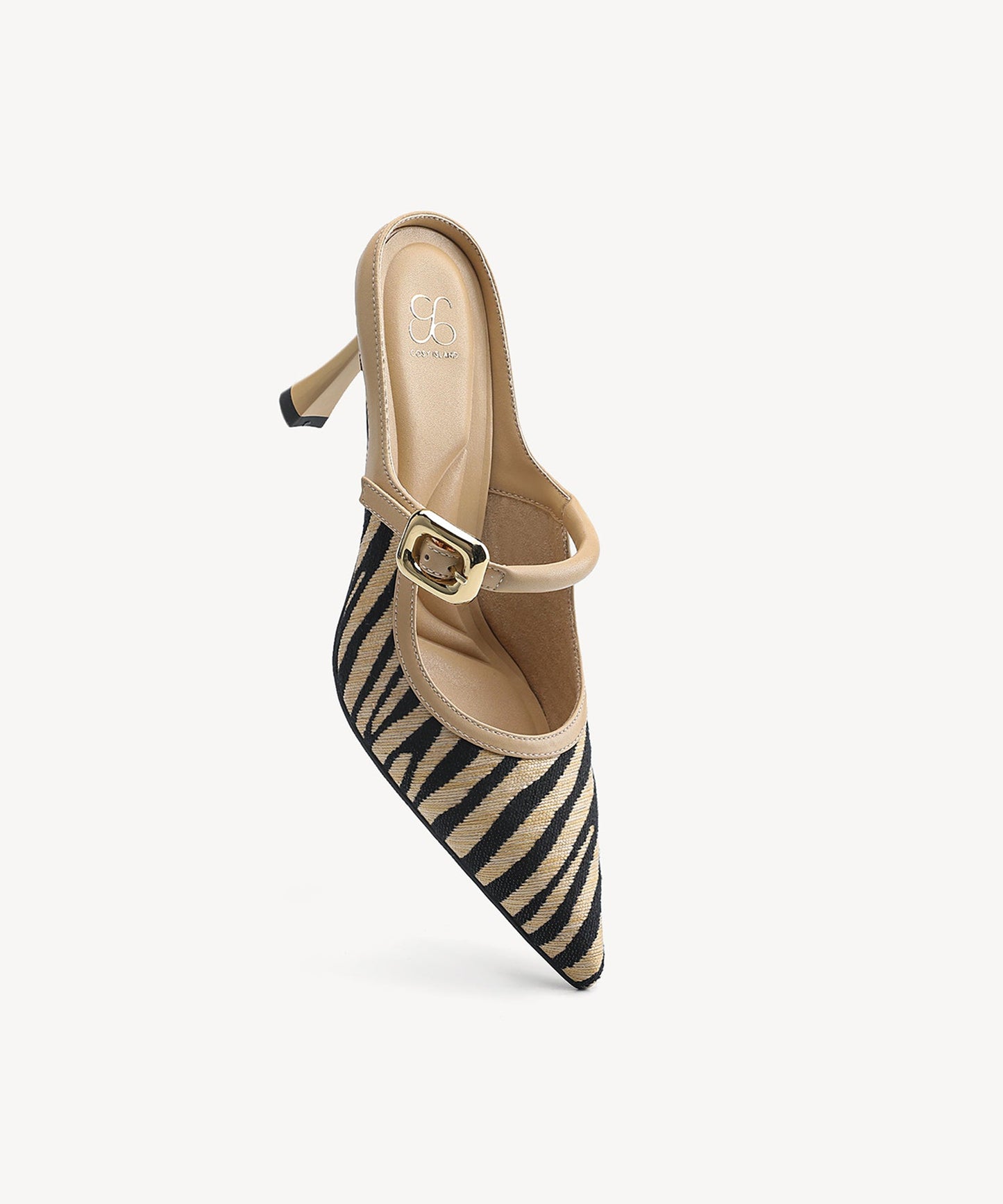 Zapato Mule Elegante de Tacón y Punta Fina