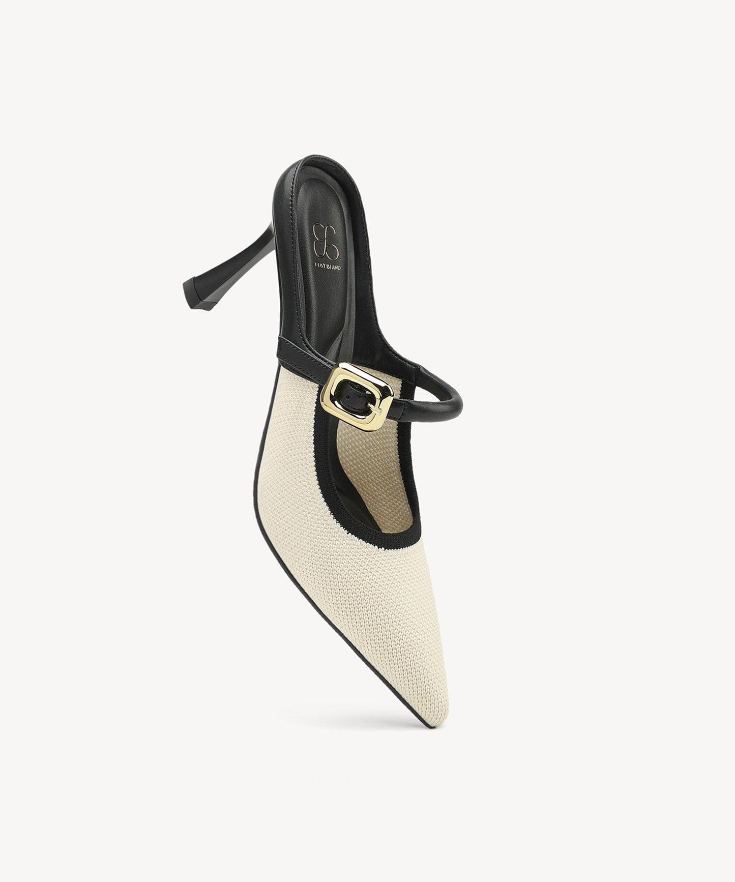 Zapato Mule Elegante de Tacón y Punta Fina