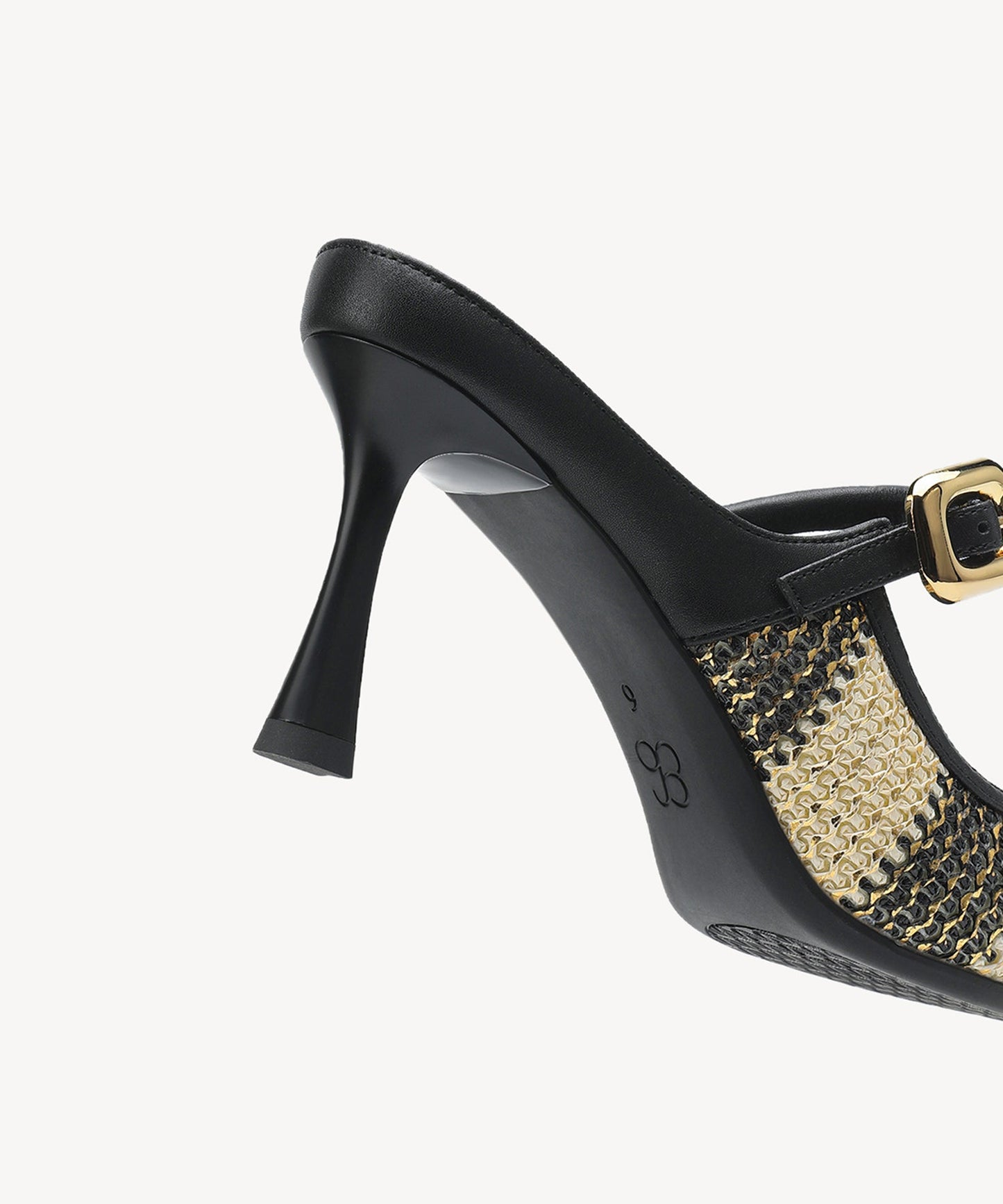 Zapato Mule Elegante de Tacón y Punta Fina
