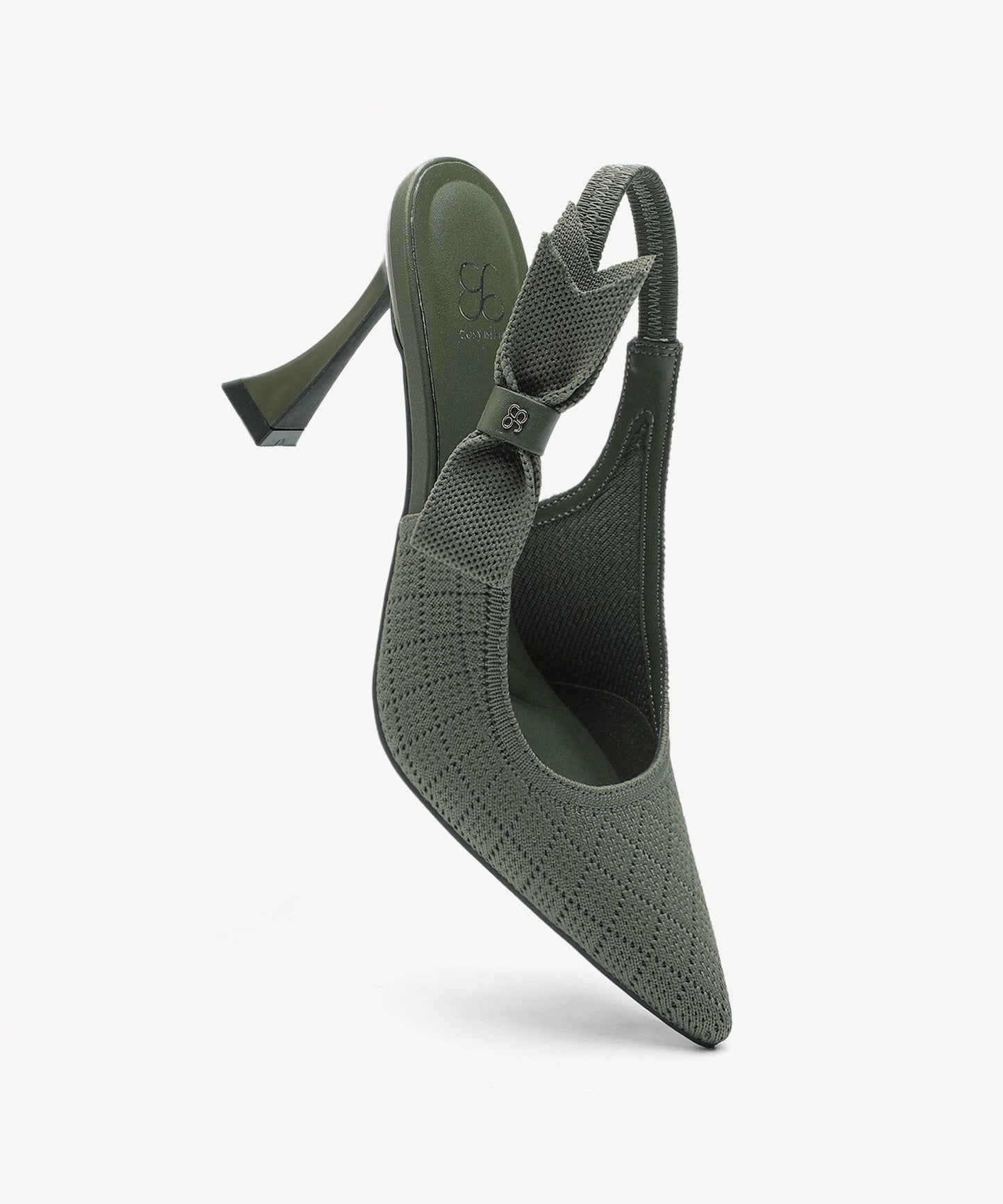 Zapatos de tacón con punta puntiaguda y lazo EverLush