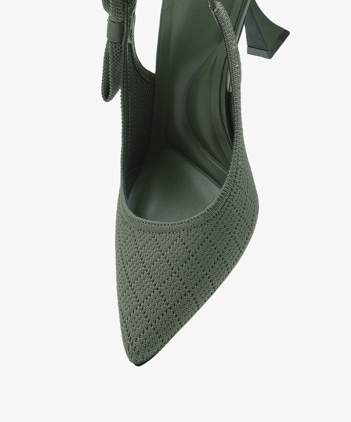 Zapatos de tacón con punta puntiaguda y lazo EverLush