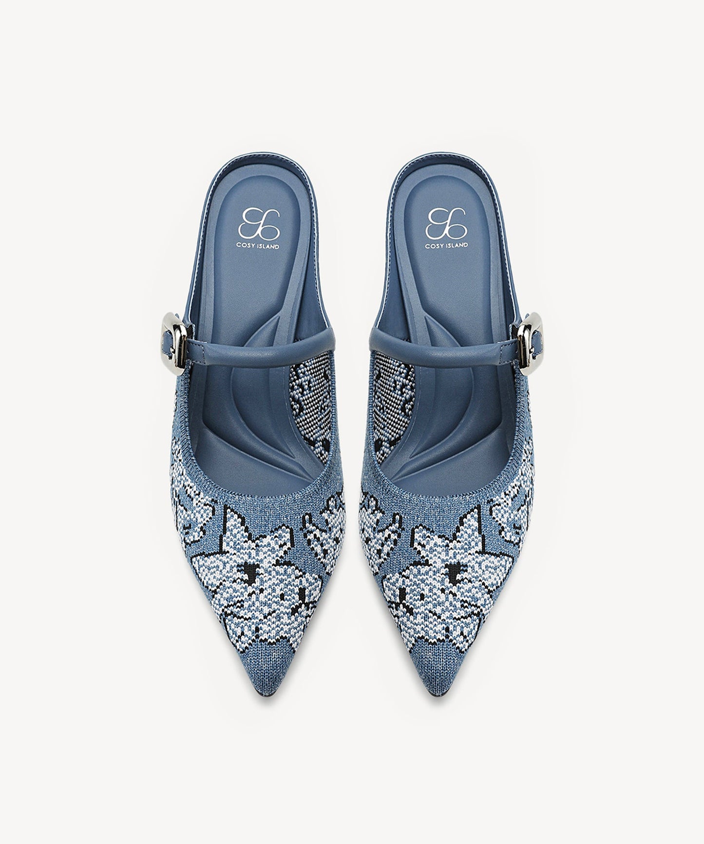Zapato Mule Elegante de Tacón y Punta Fina