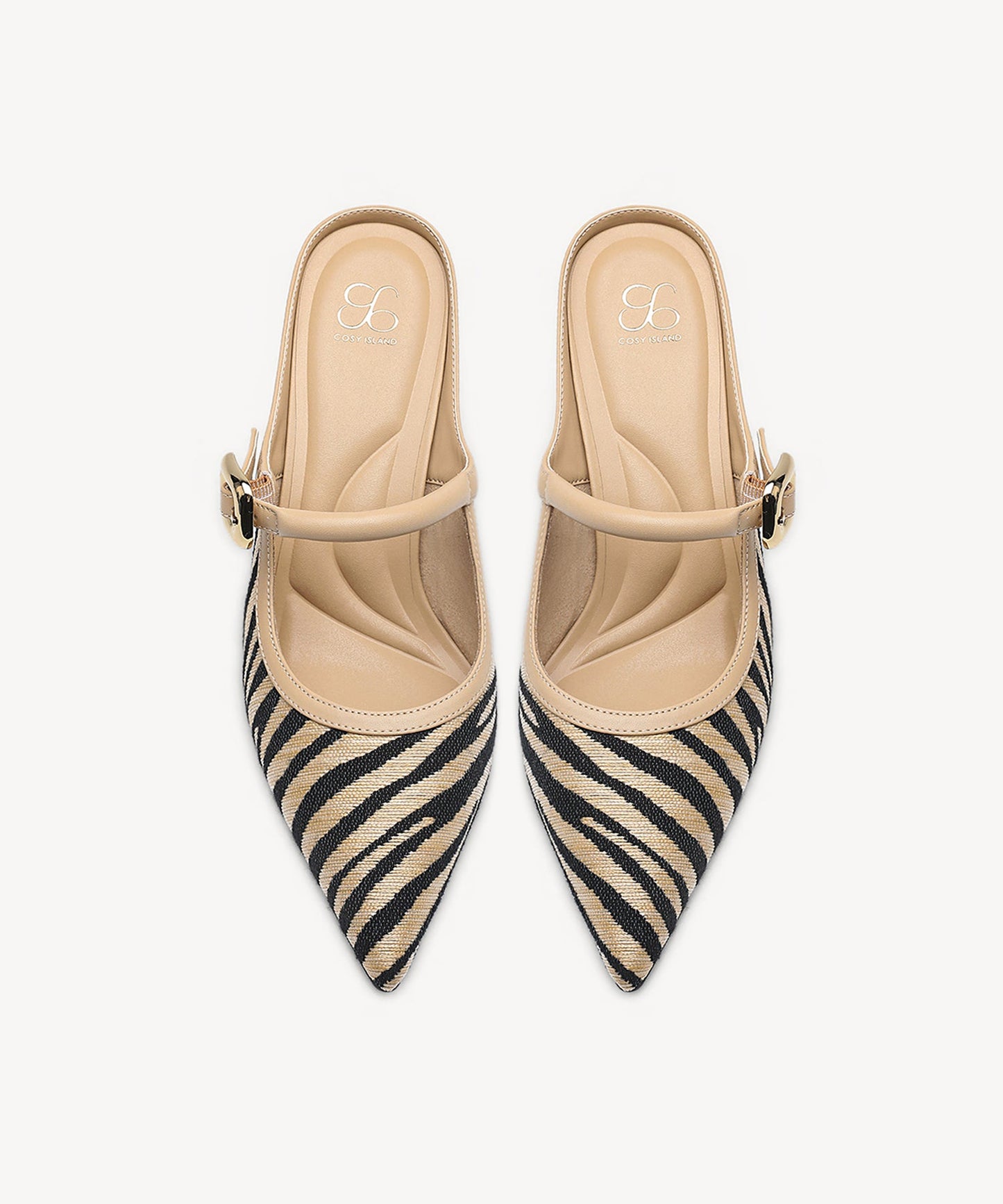 Zapato Mule Elegante de Tacón y Punta Fina