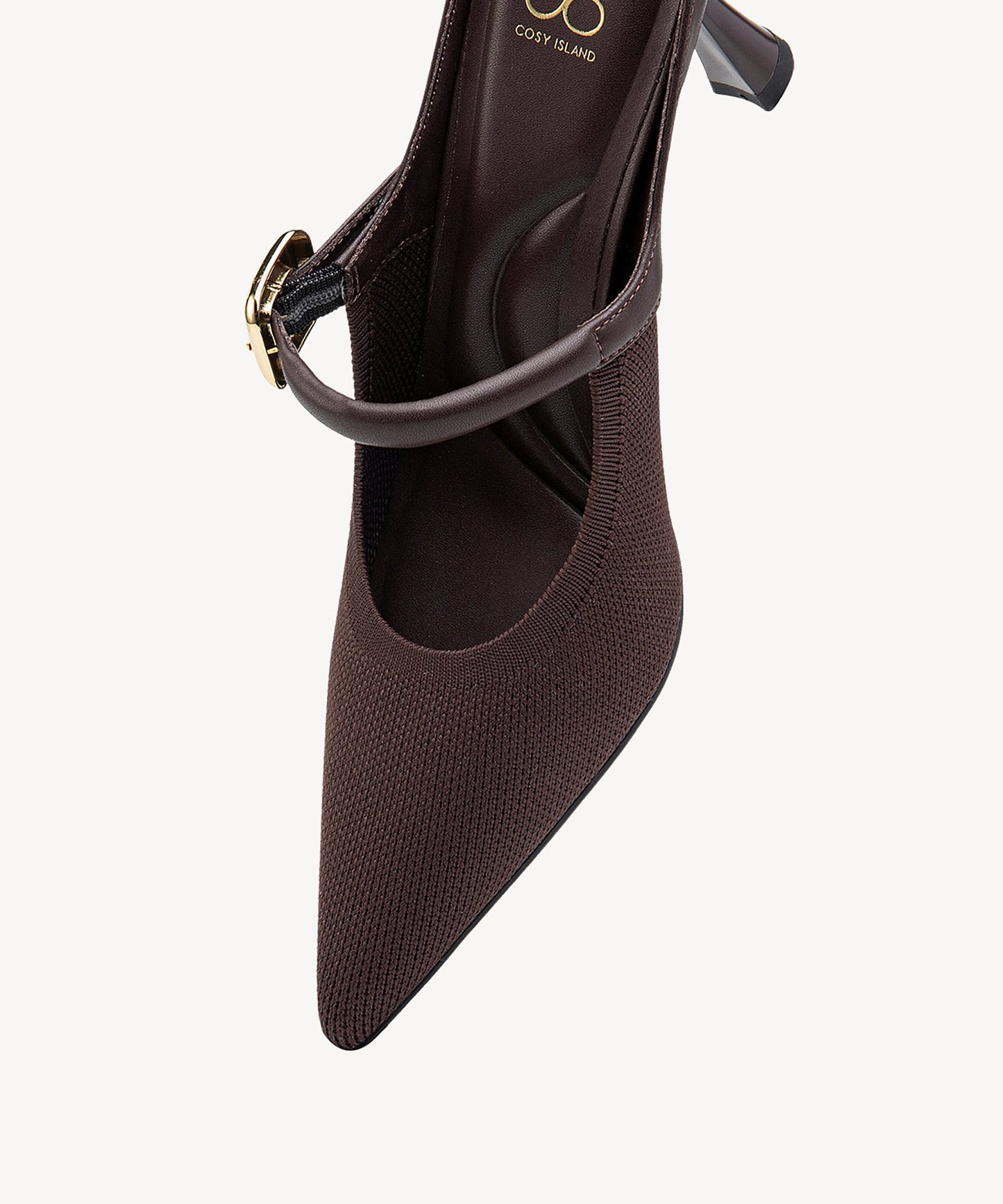 Zapato Mule Elegante de Tacón y Punta Fina