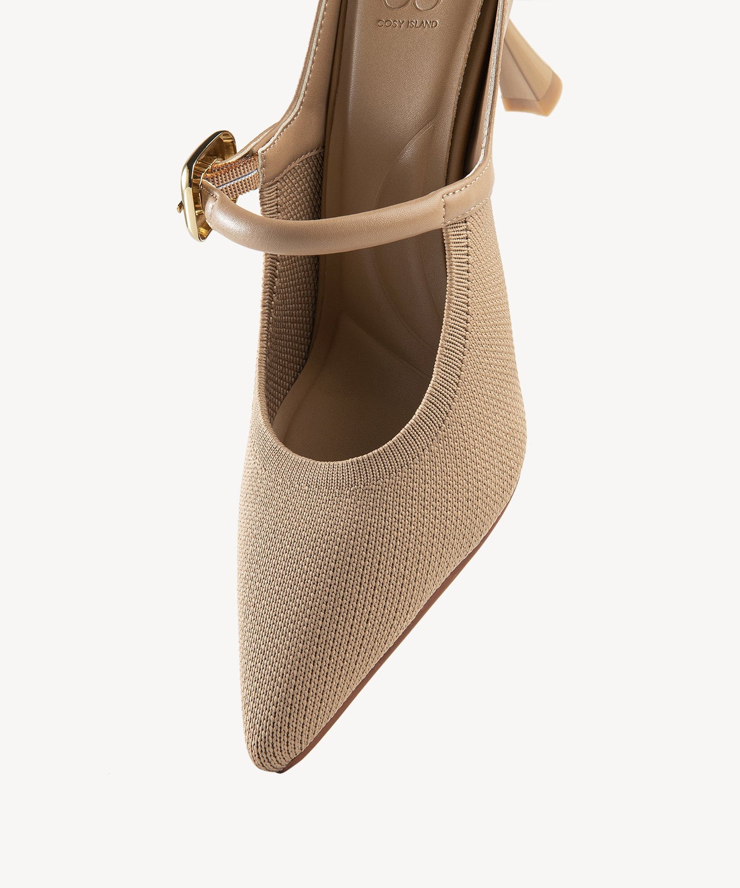 Zapato Mule Elegante de Tacón y Punta Fina