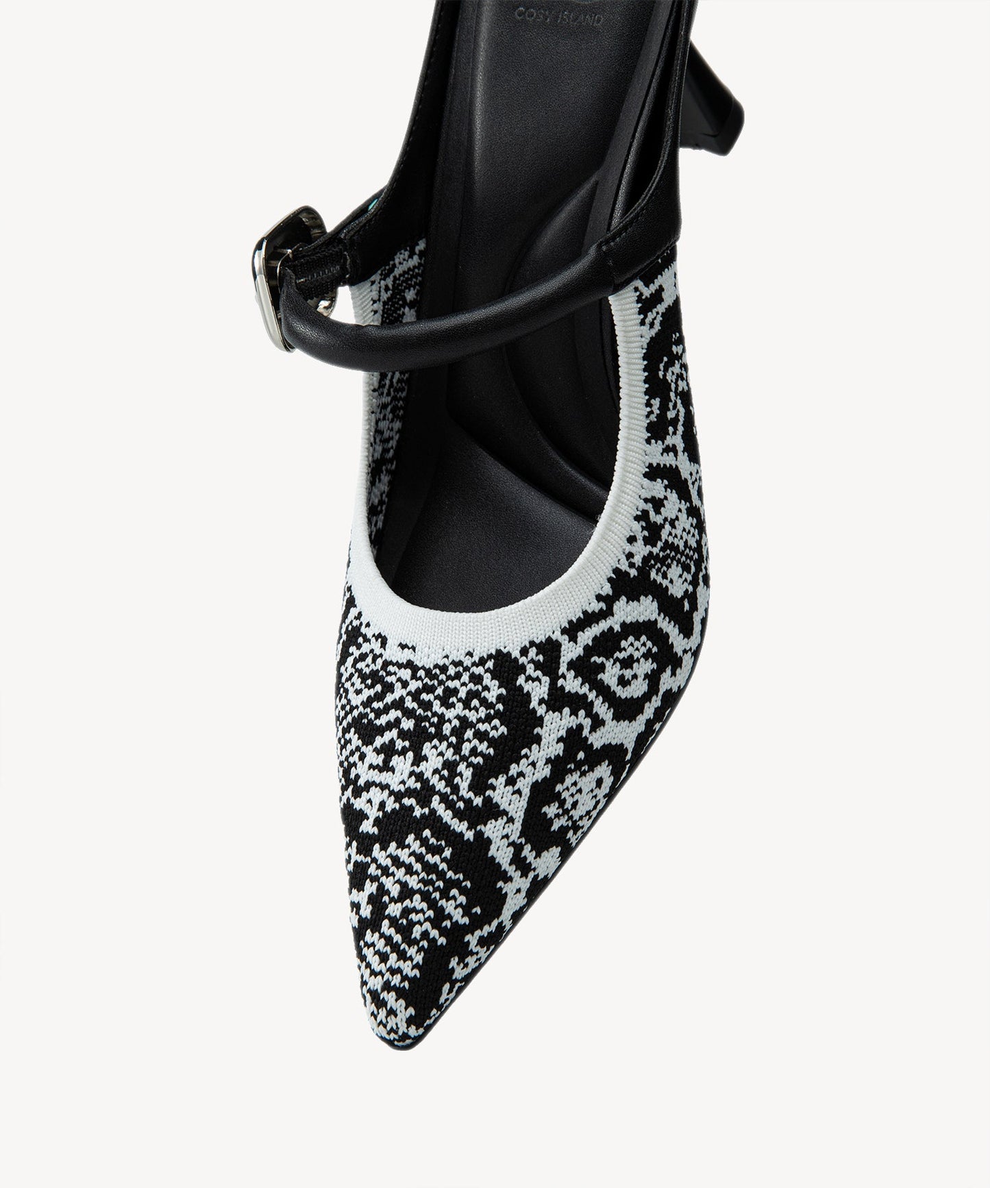 Zapato Mule Elegante de Tacón y Punta Fina
