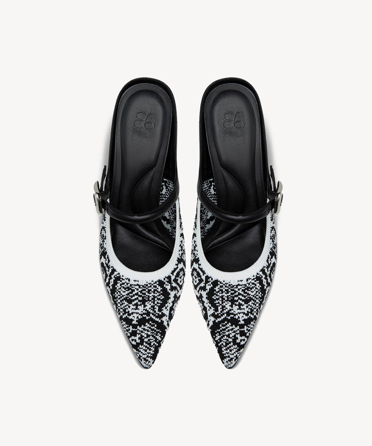 Zapato Mule Elegante de Tacón y Punta Fina