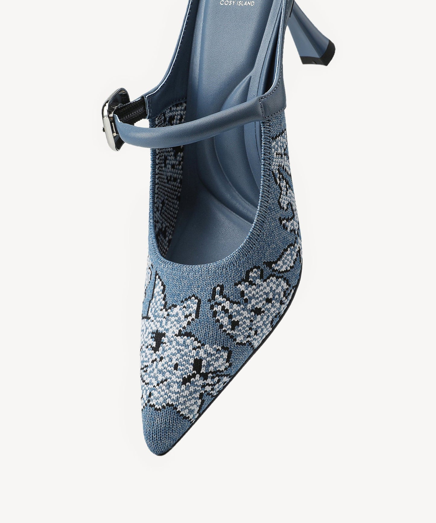 Zapato Mule Elegante de Tacón y Punta Fina