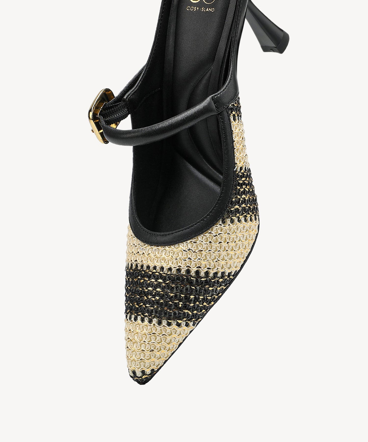 Zapato Mule Elegante de Tacón y Punta Fina
