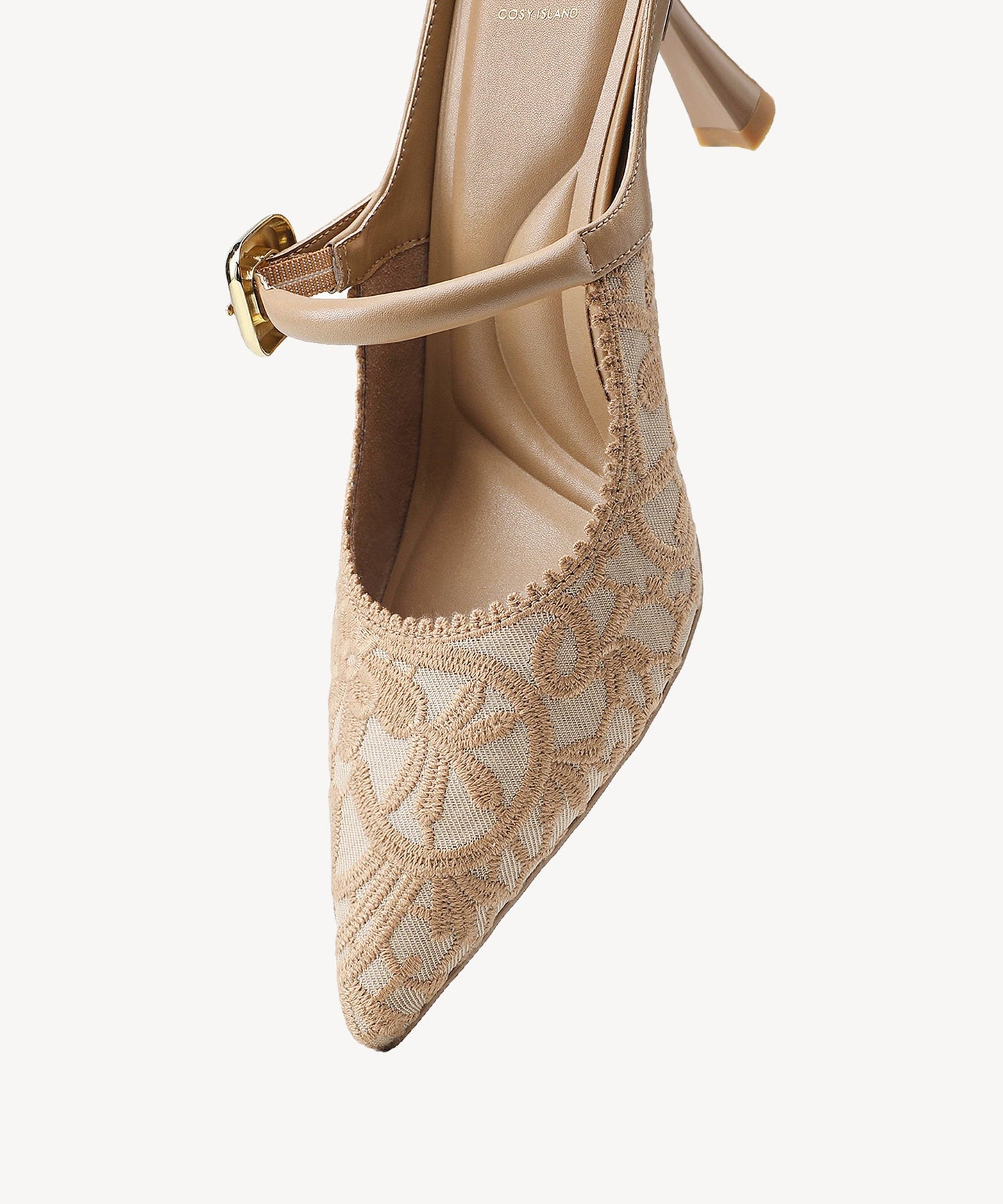Zapato Mule Elegante de Tacón y Punta Fina