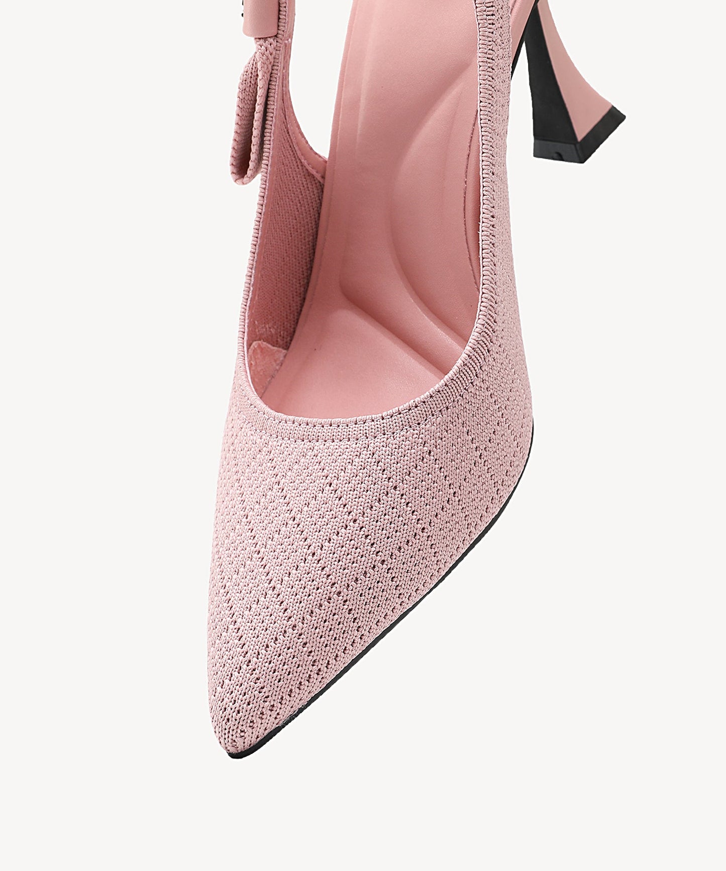 Zapatos de tacón con punta puntiaguda y lazo EverLush