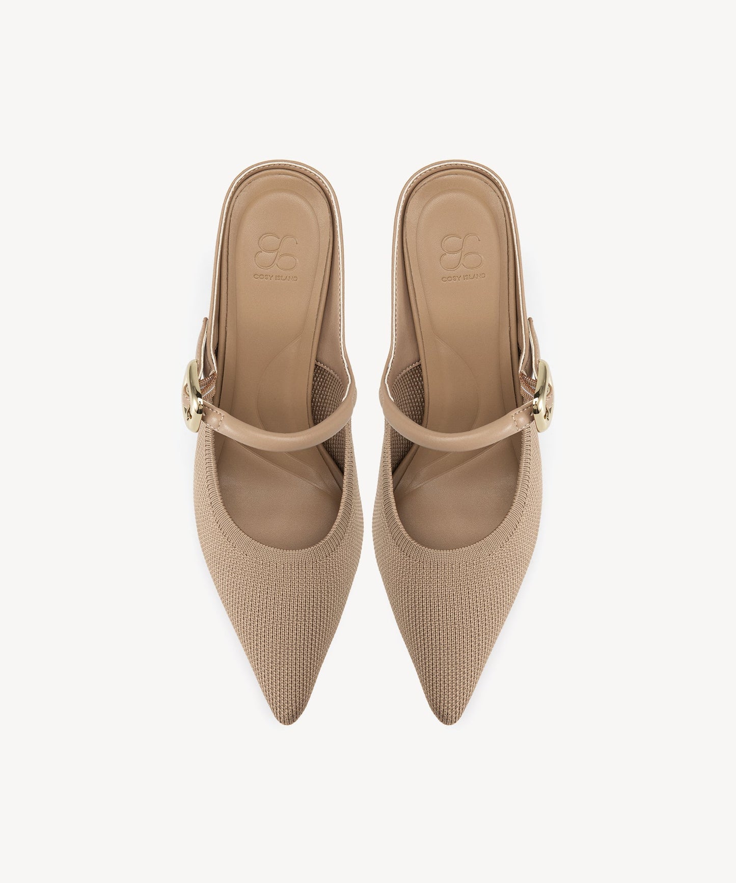 Zapato Mule Elegante de Tacón y Punta Fina