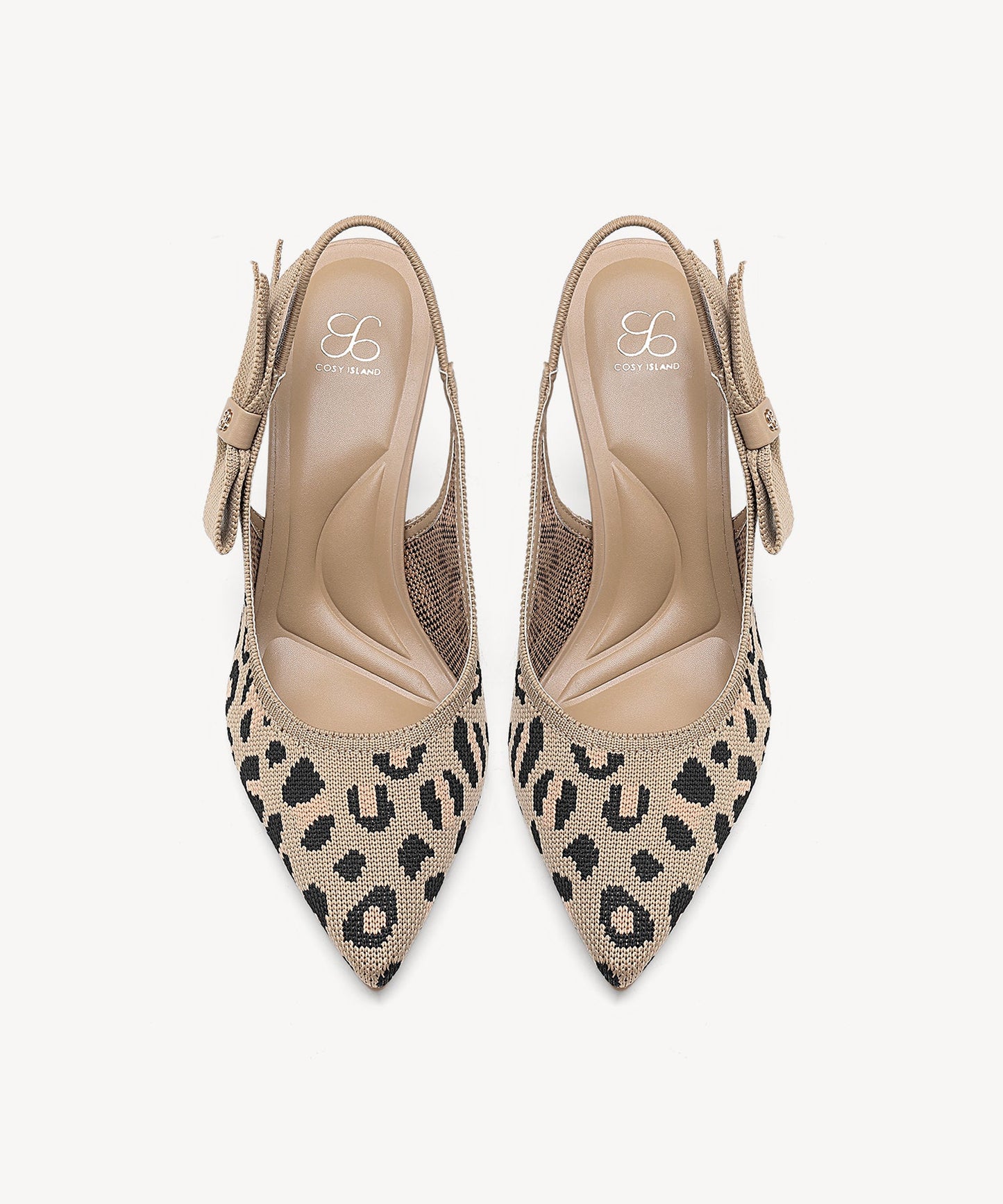 Zapatos de tacón con punta puntiaguda y lazo EverLush