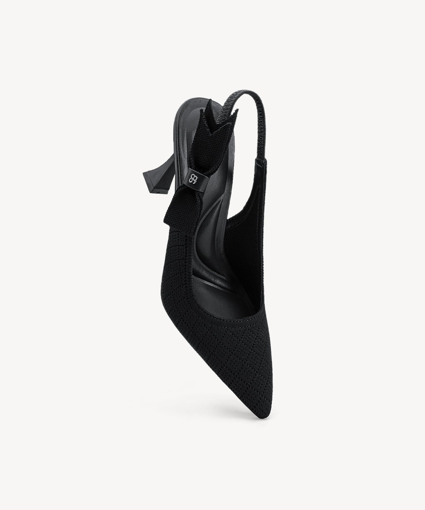 Zapatos de tacón con punta puntiaguda y lazo EverLush