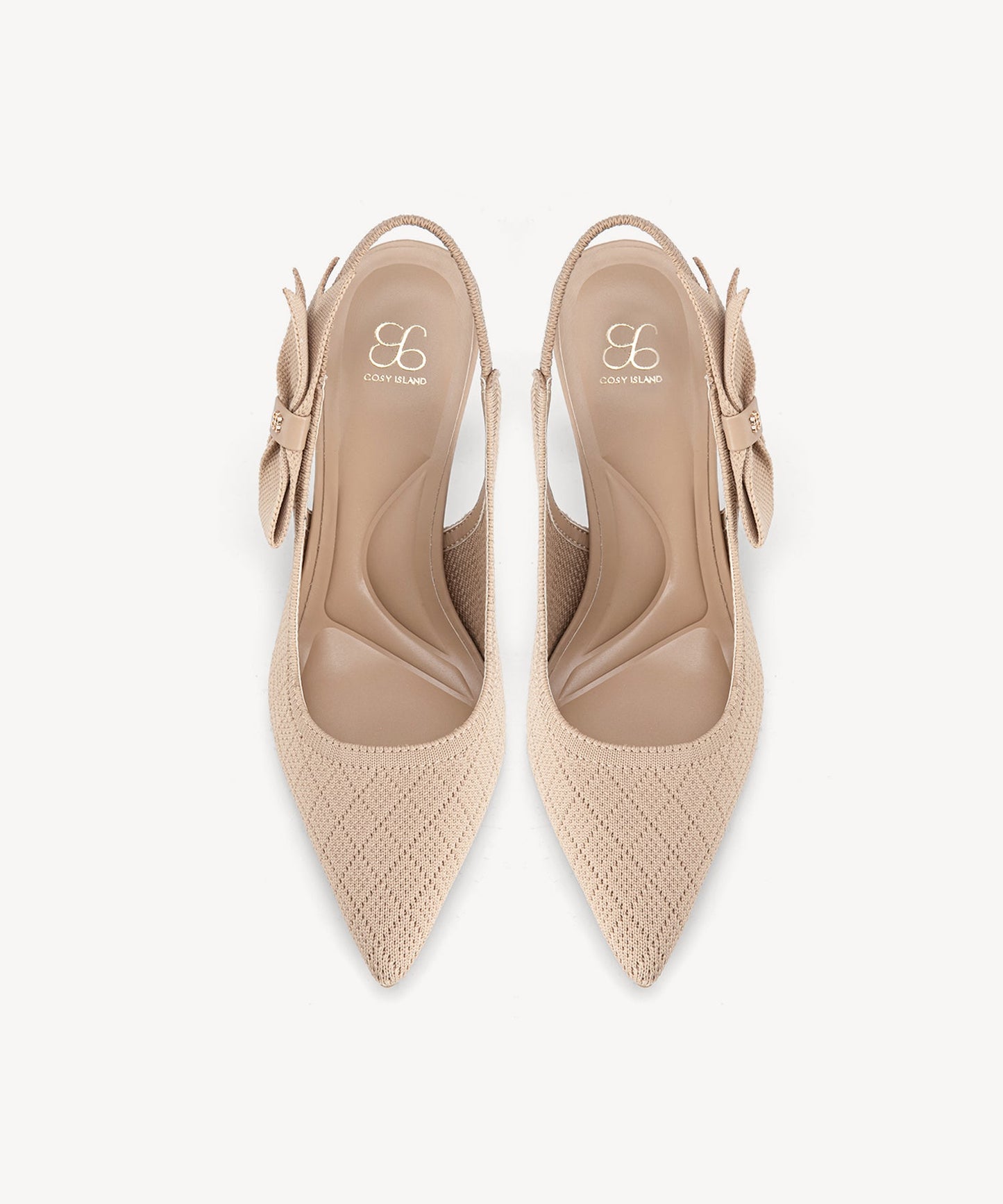 Zapatos de tacón con punta puntiaguda y lazo EverLush
