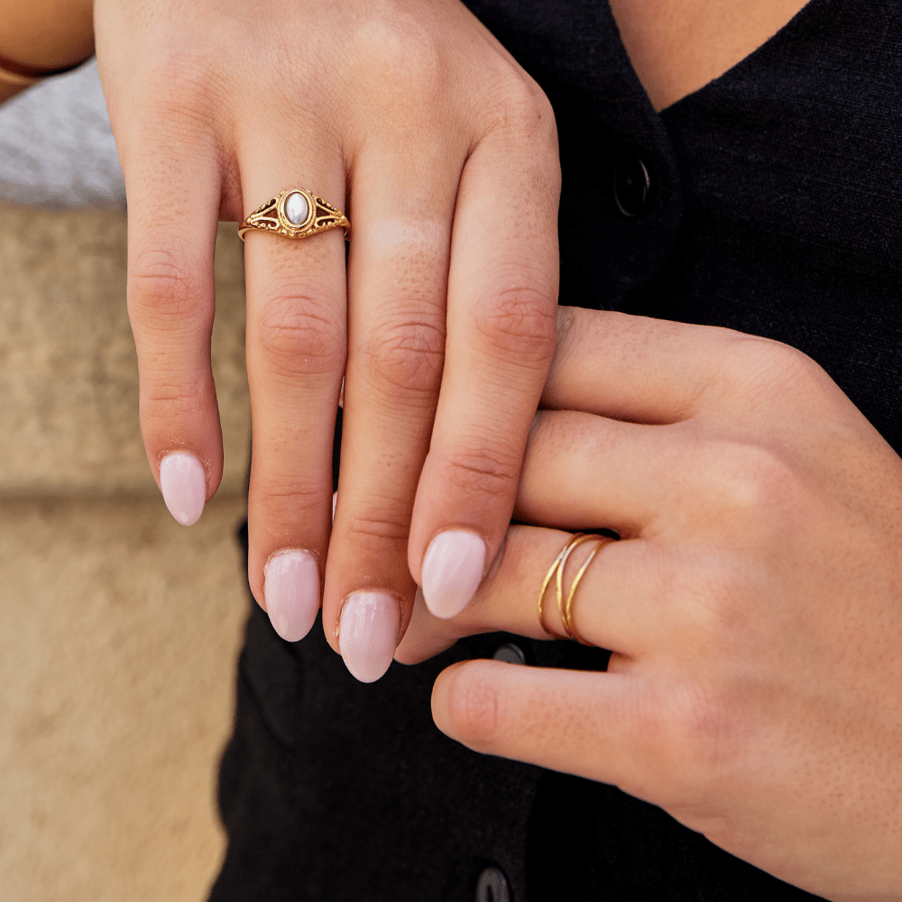 Anillo infinito Dorado