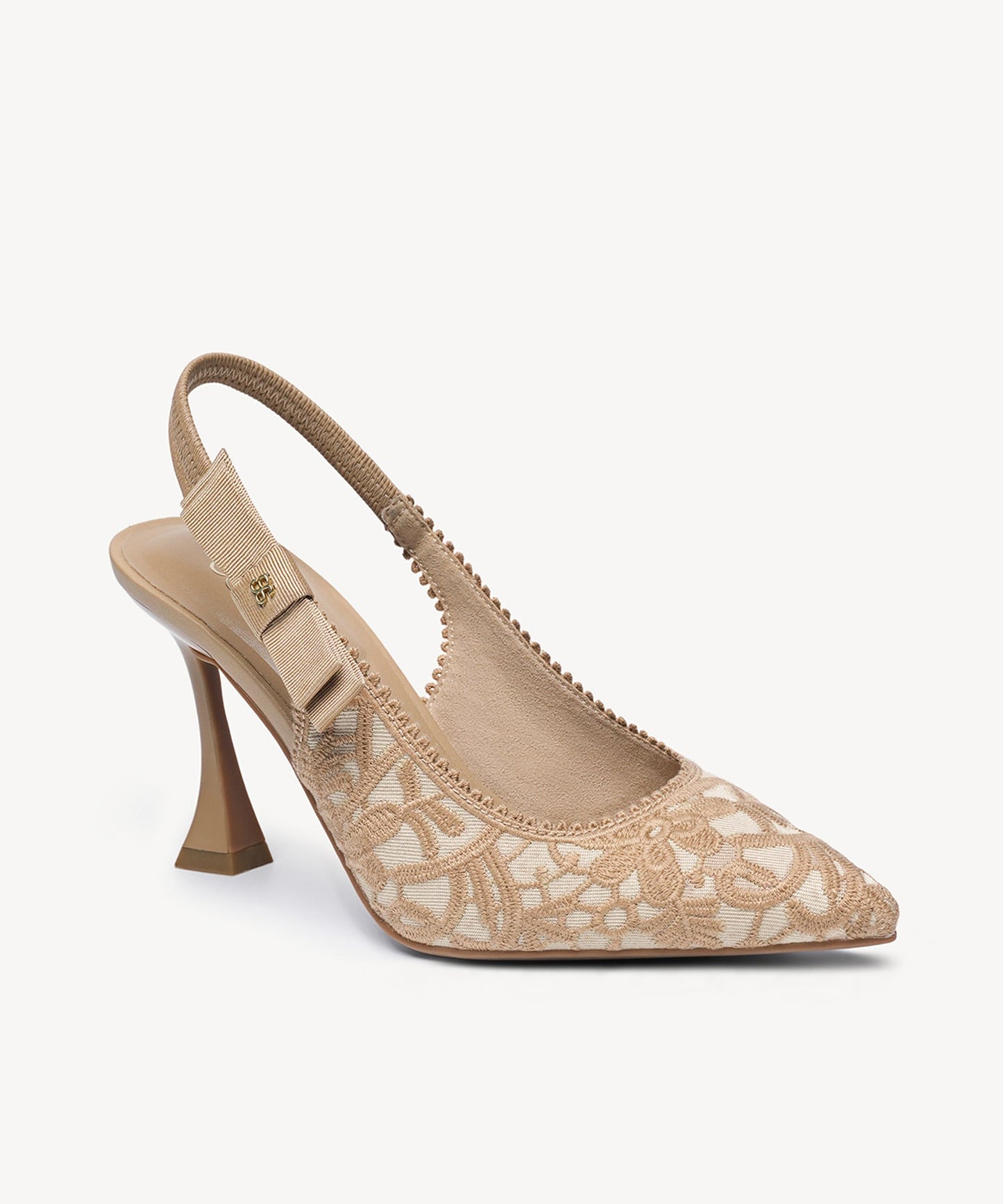 Zapatos de tacón con punta puntiaguda y lazo EverLush